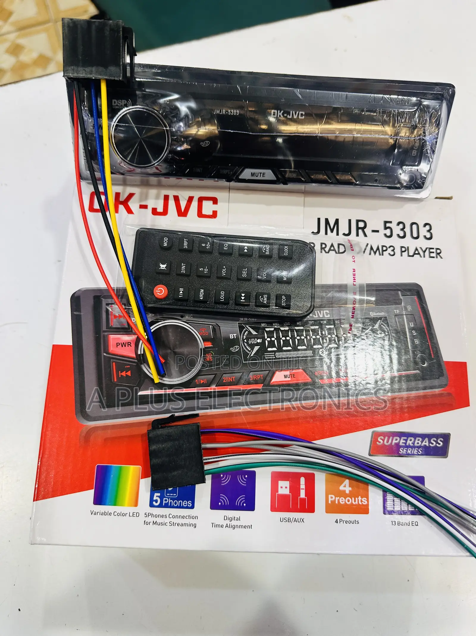 JVC Car Radio 5303 – Clean Sound and Easy Installation