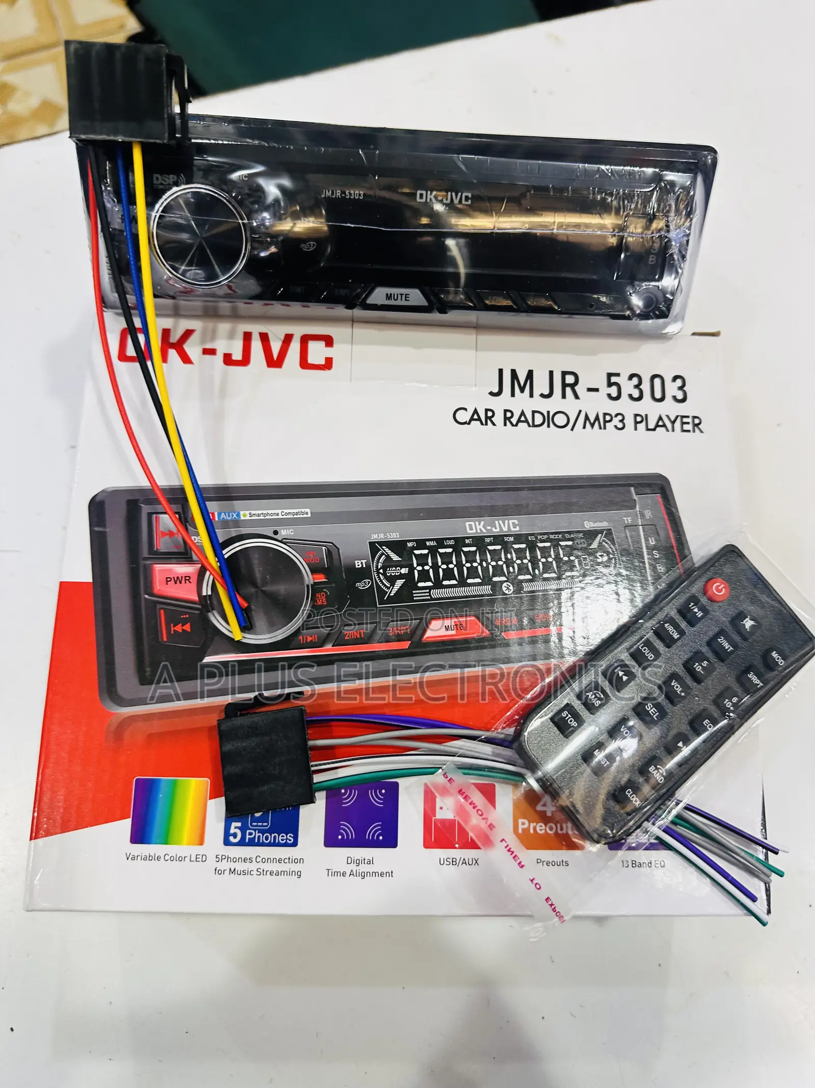 JVC Car Radio 5303 – Clean Sound and Easy Installation