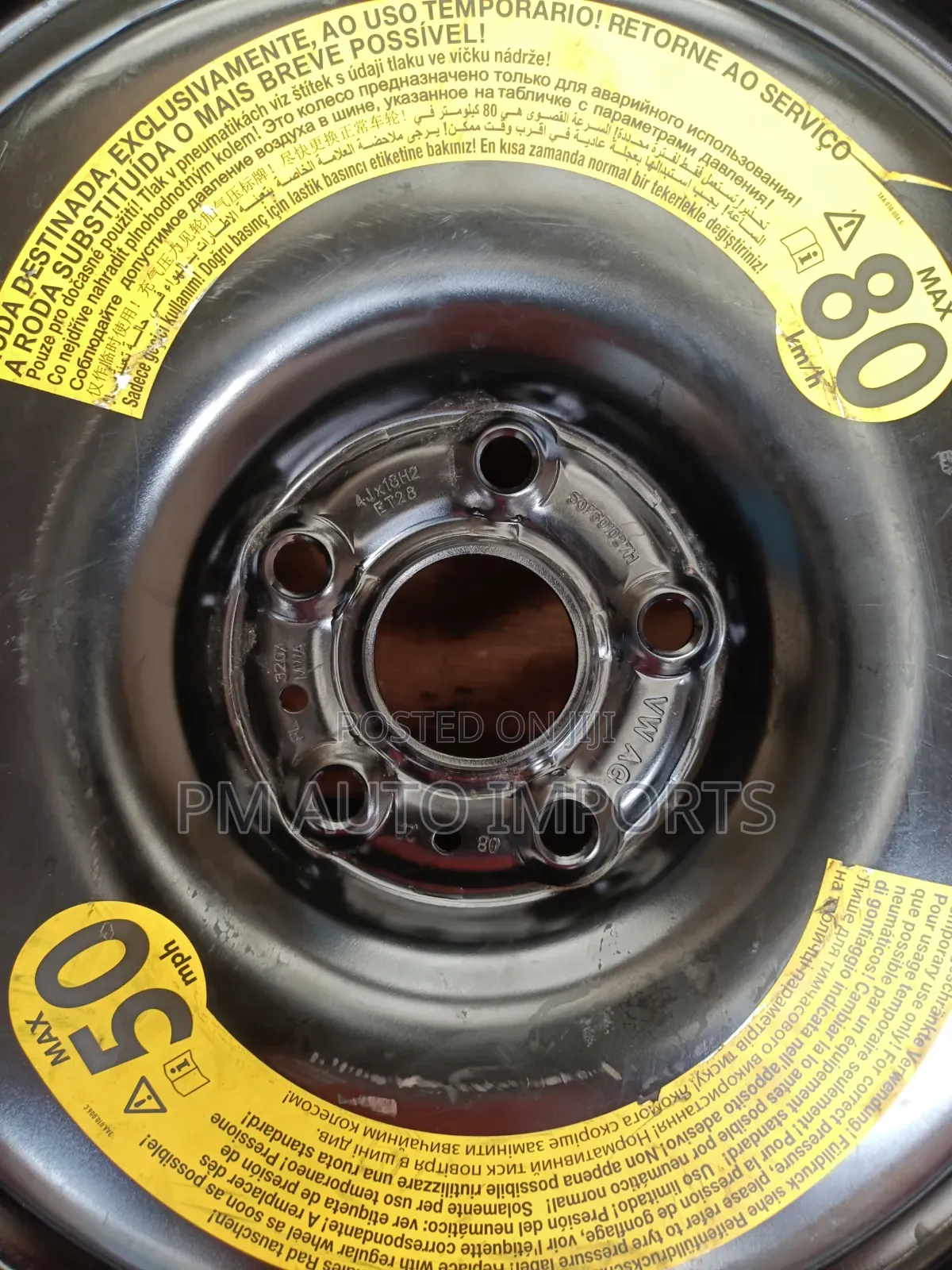 Vw Tiguan Spare Wheel 145/85r18