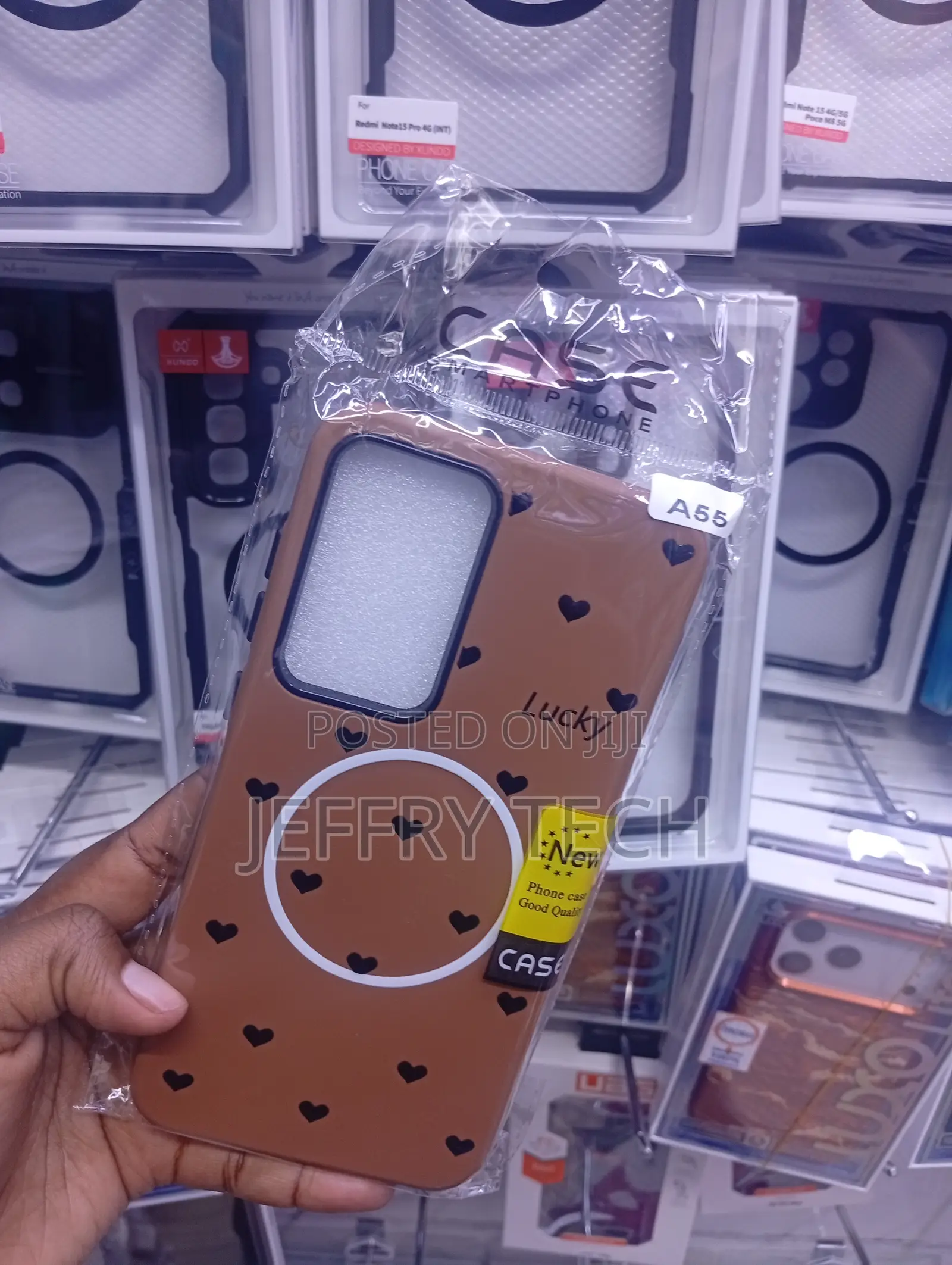 Samsung A55 Matte Skin Magsafe Back Cover