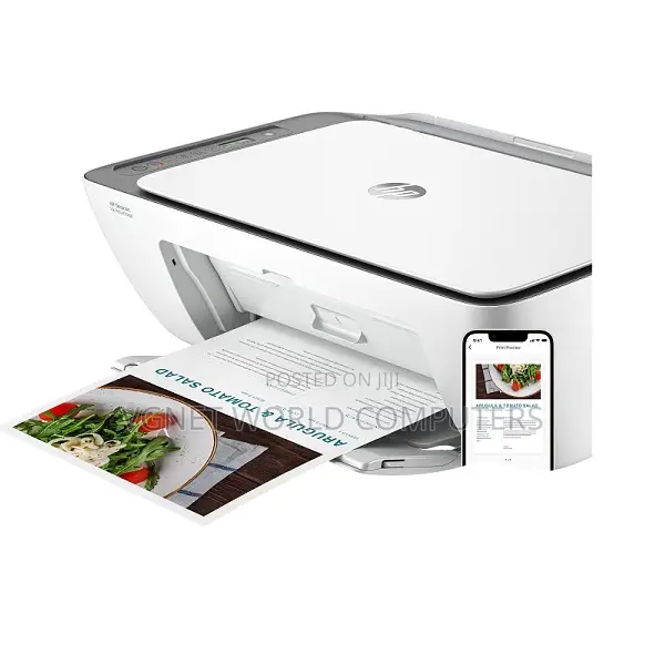 Hp Deskjet 2876 Wireless Printer All in One Print, Scan and Copy.