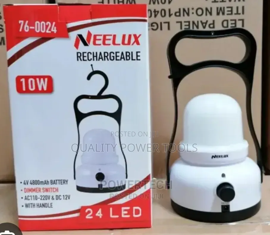 Neelux 76-0024 Rechargeable Emergency Lantern.
