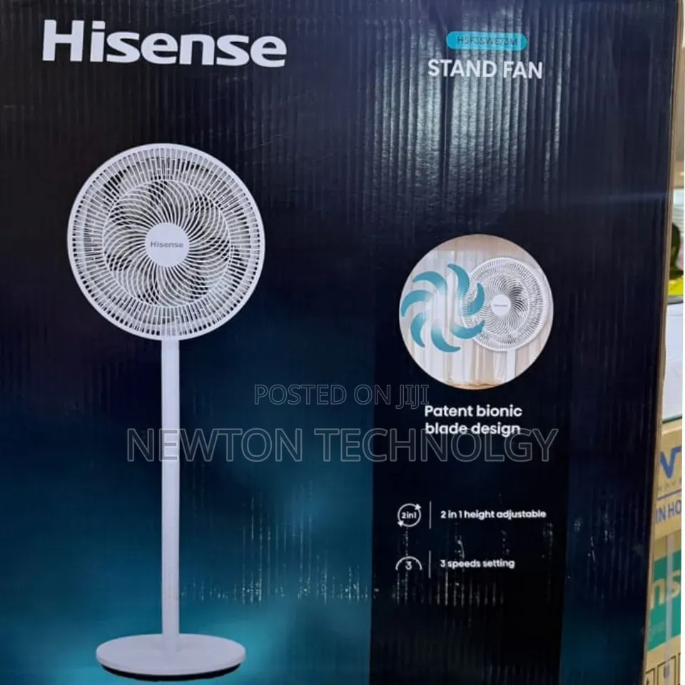 16 Inches Hisense Standing Fan With Fan Power Saving 65% at 4899