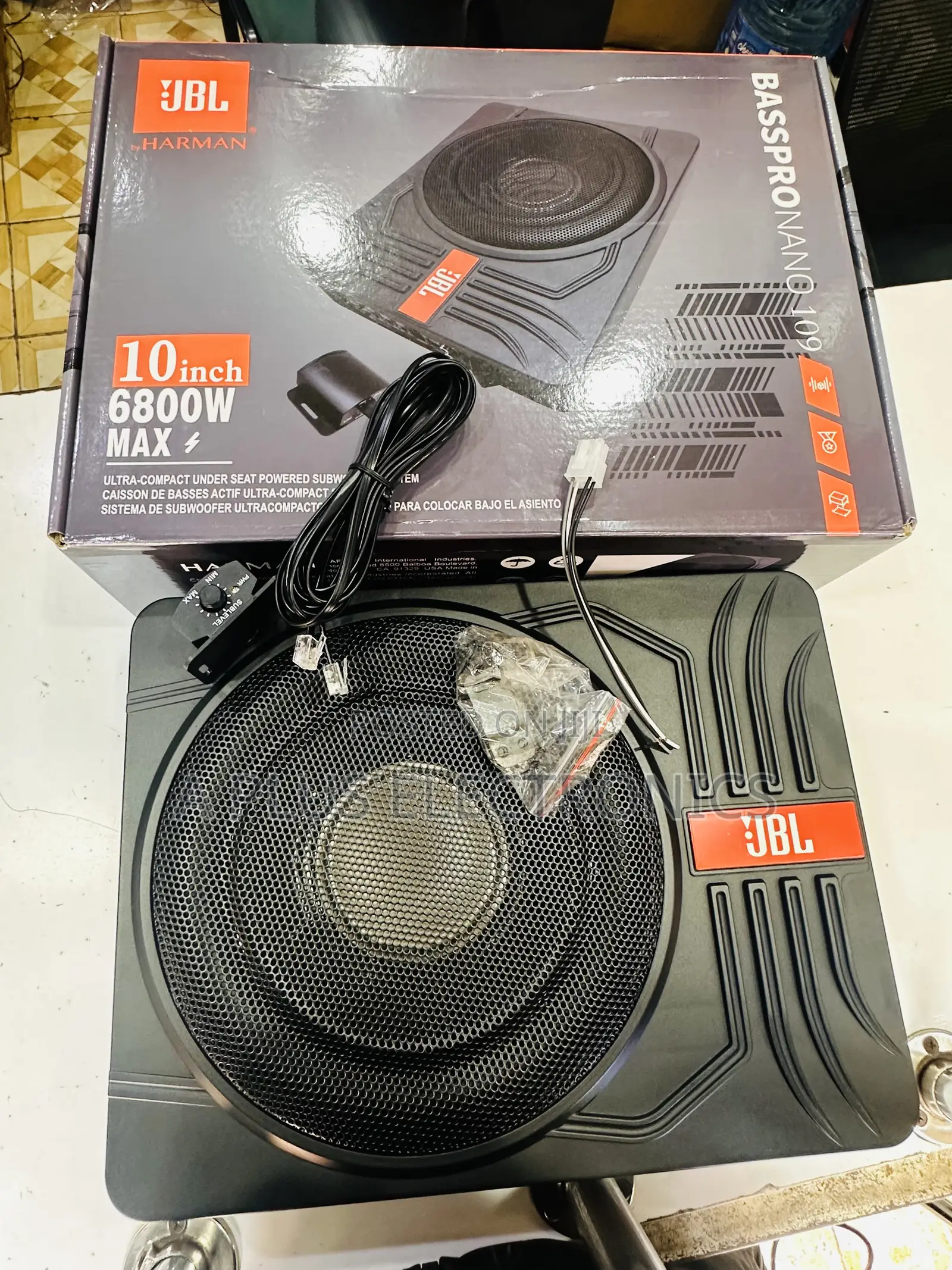 JBL Underseat Subwoofer 6800w Powerful Bass Car Audio System