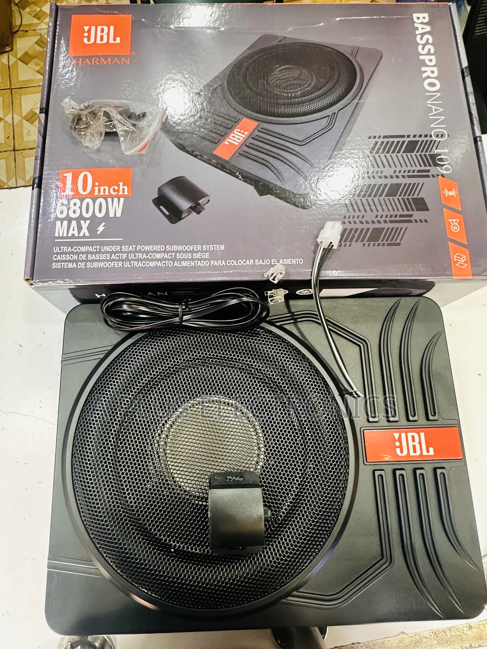 JBL Underseat Subwoofer 6800w Deep Bass Performance System