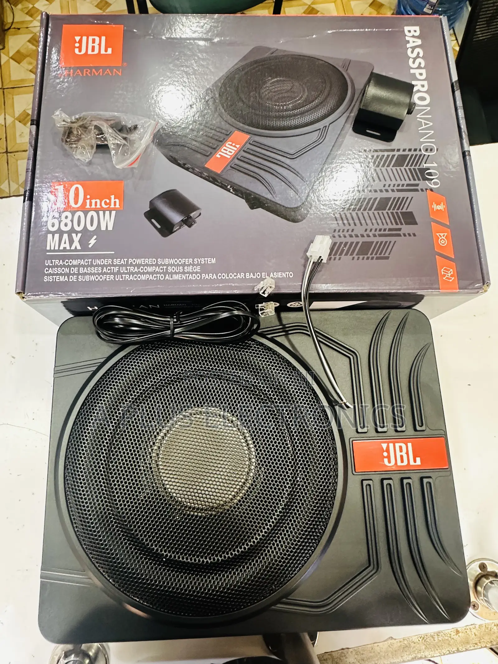 JBL Underseat Subwoofer 6800w Deep Bass Performance System