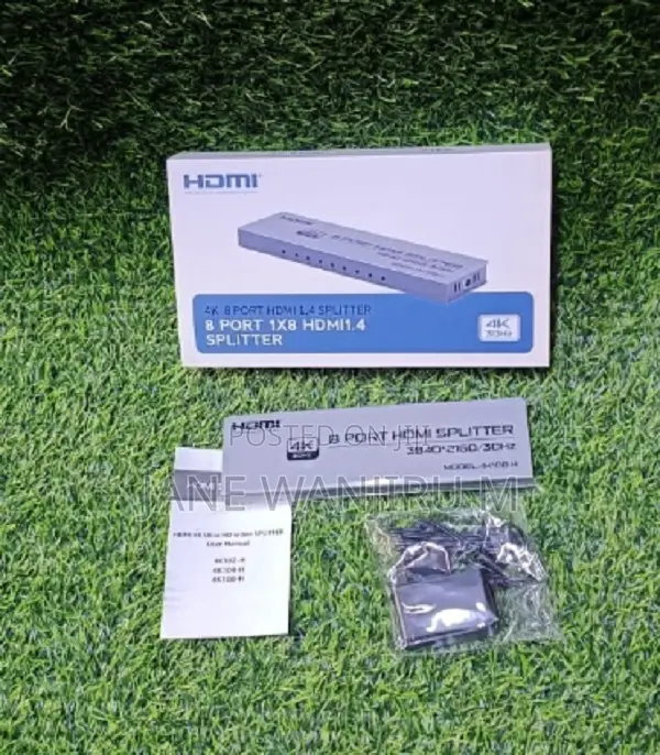 8 Port Hdmi Splitter – Share One Source to 8 Displays
