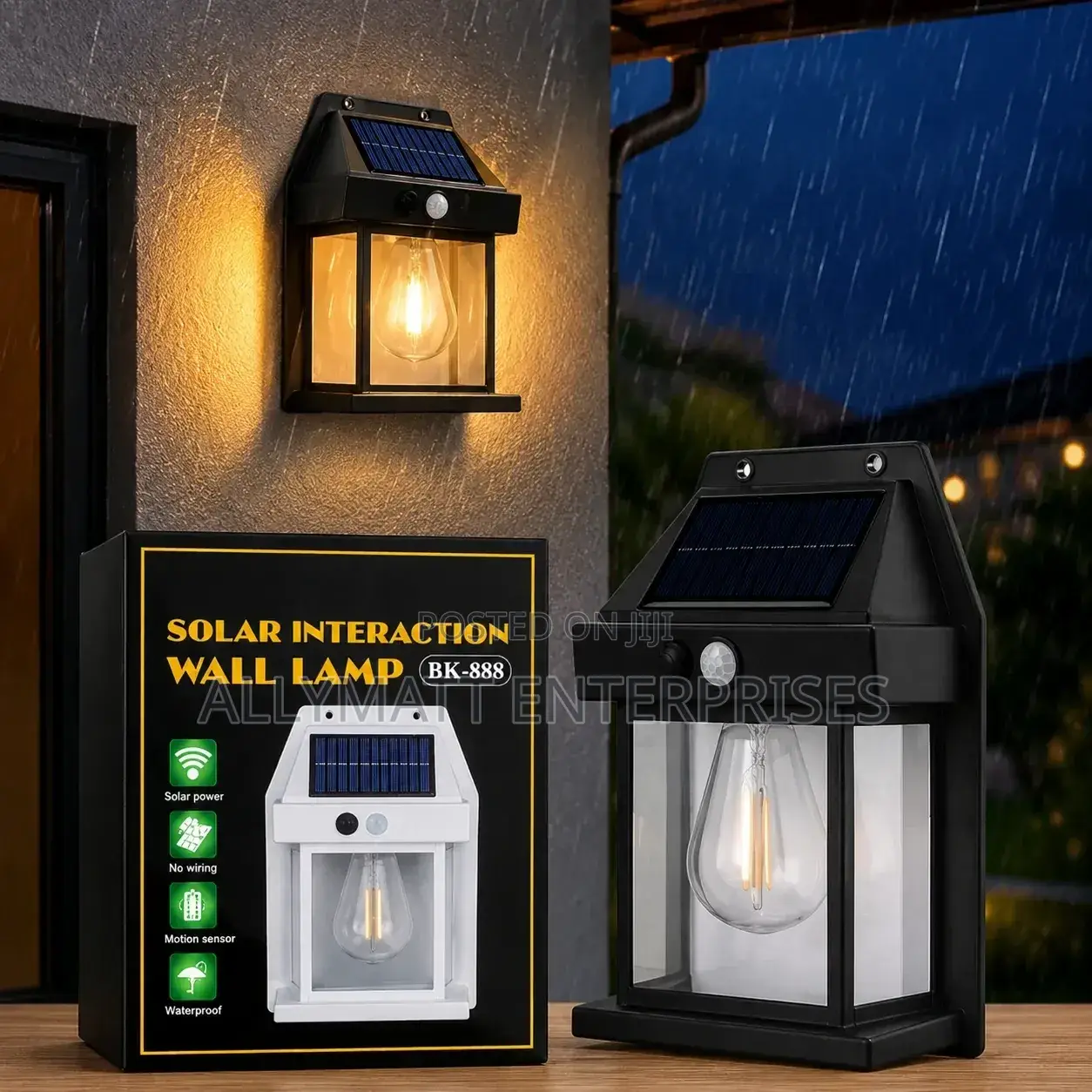 Solar Interaction Wall Light