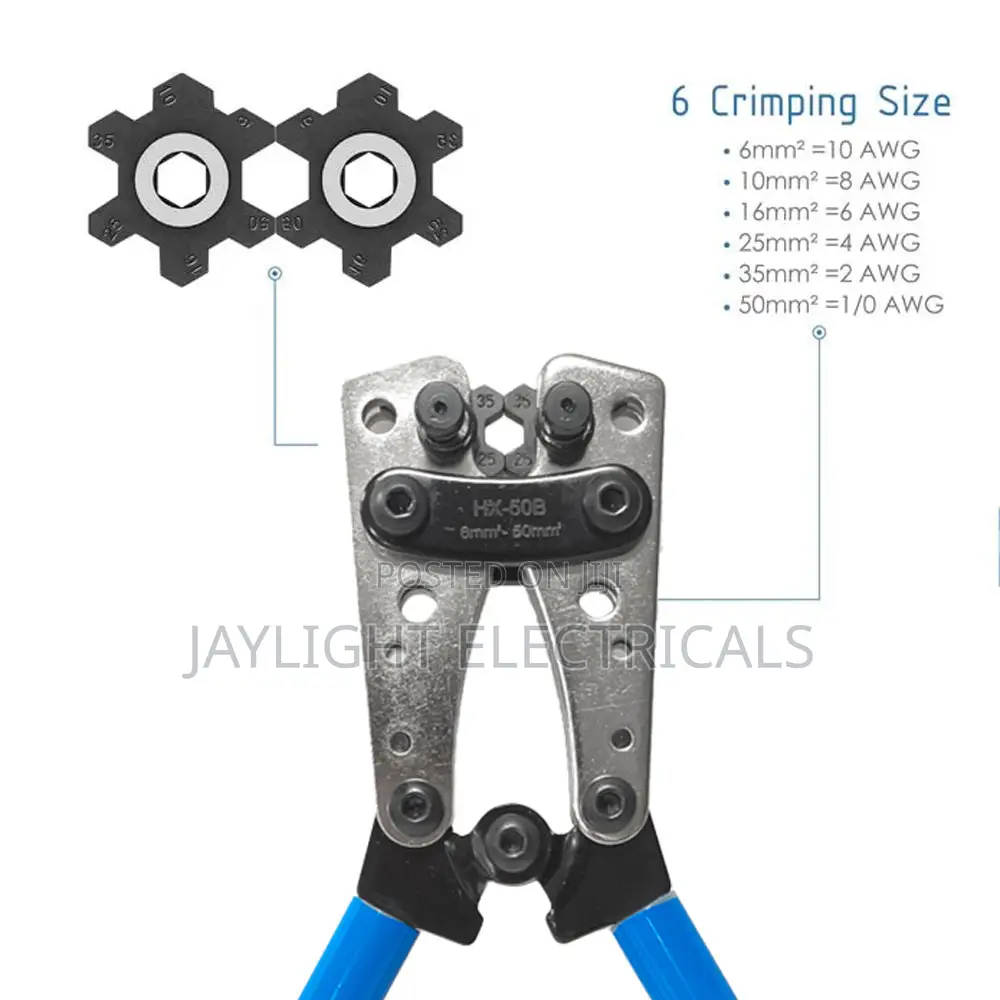 Diy Hydraulic Copper Tube Terminal Crimping Tool With Long Nose