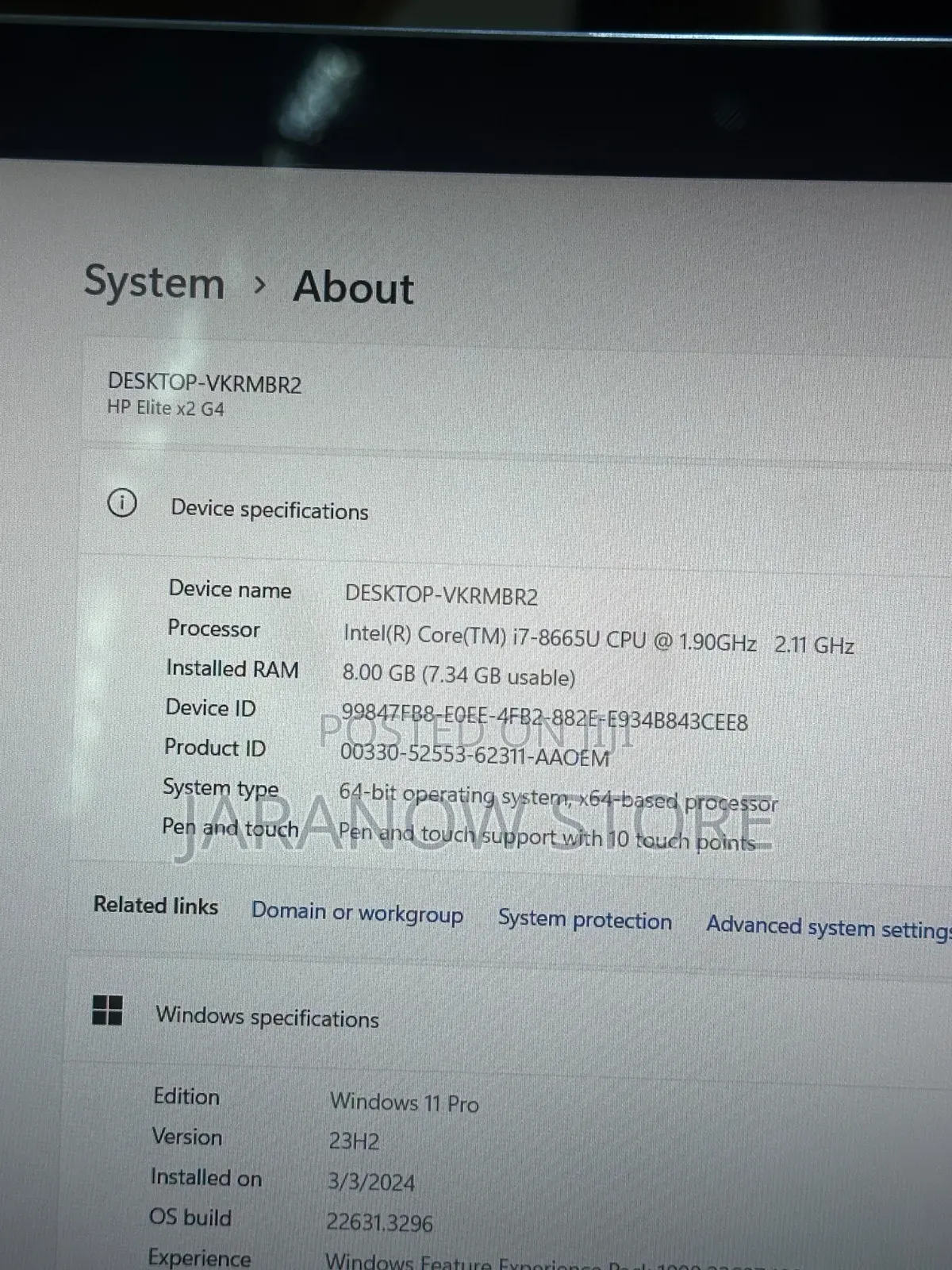 Laptop HP X2 8GB Intel Core i7 SSD 256GB