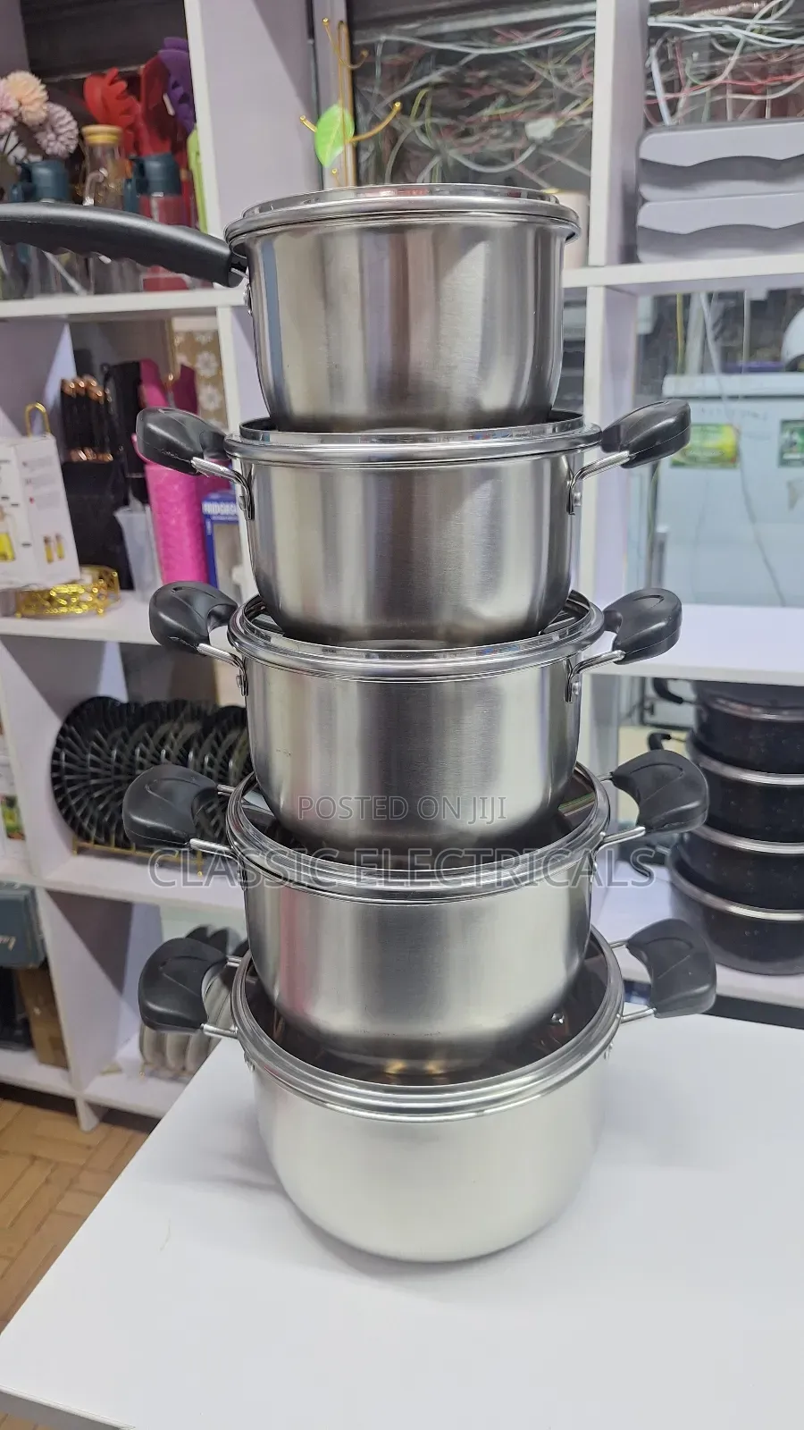10pcs Stainless Steel Cookware