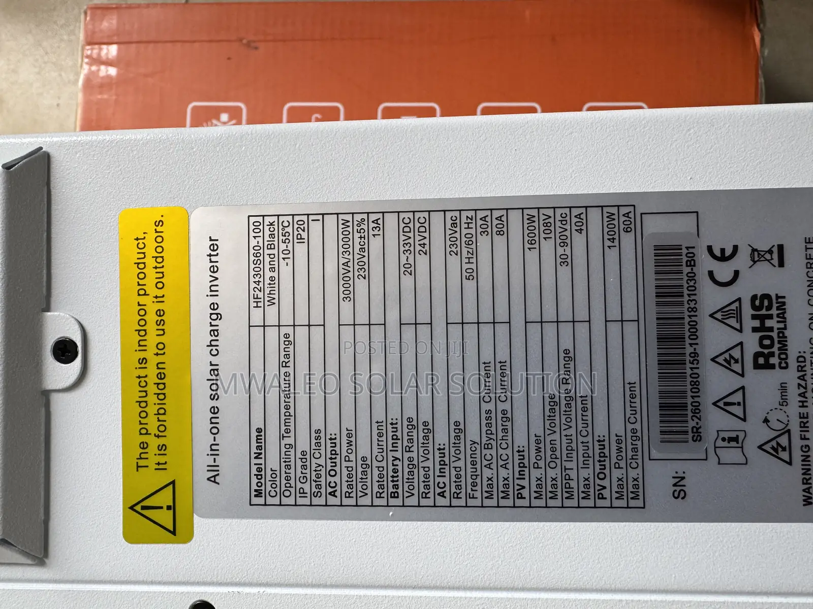 Srne 3000watts Hybrid Inverter