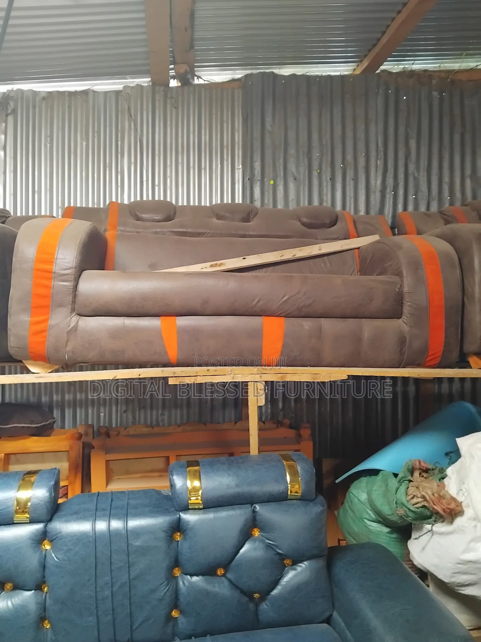 Brown Sofa Seat