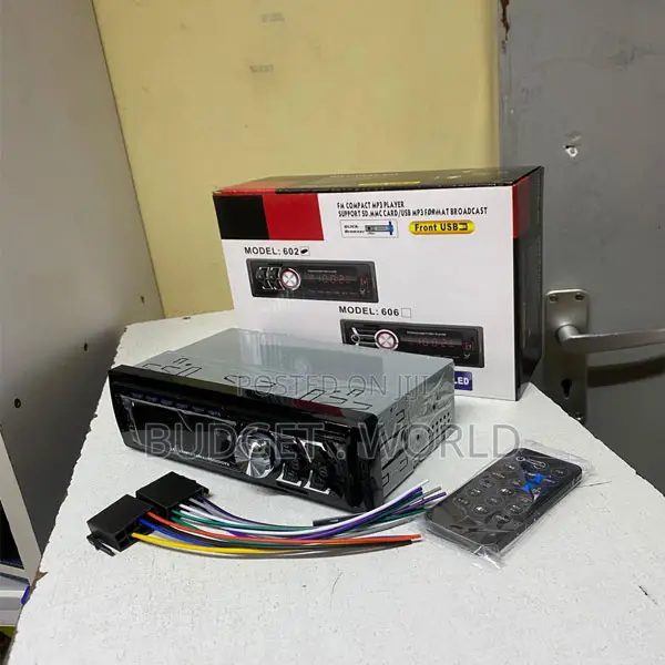 606 Car Audio Entertainment System – Fm Radio With Usb Memory Card