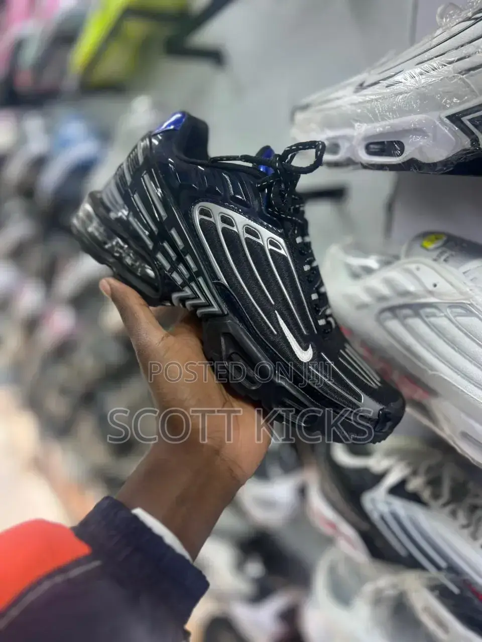 Nike Airmax Plus 3 Tn Black and Silver