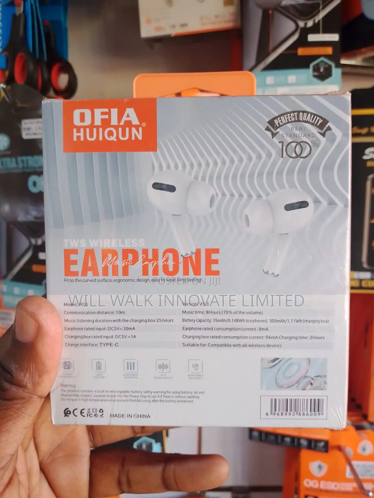 Ofia Huiqun R05 Wireless Earbuds Bluetooth 5.3 – Premium Sound