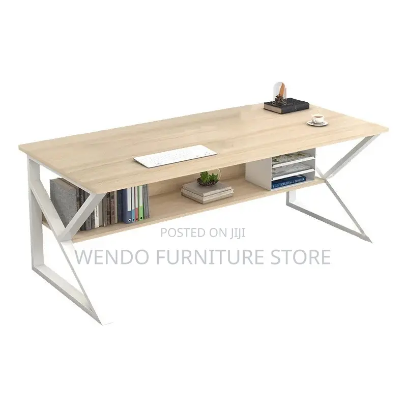 Office Desk; `1400mm Computer Table With Lower Book Drawer