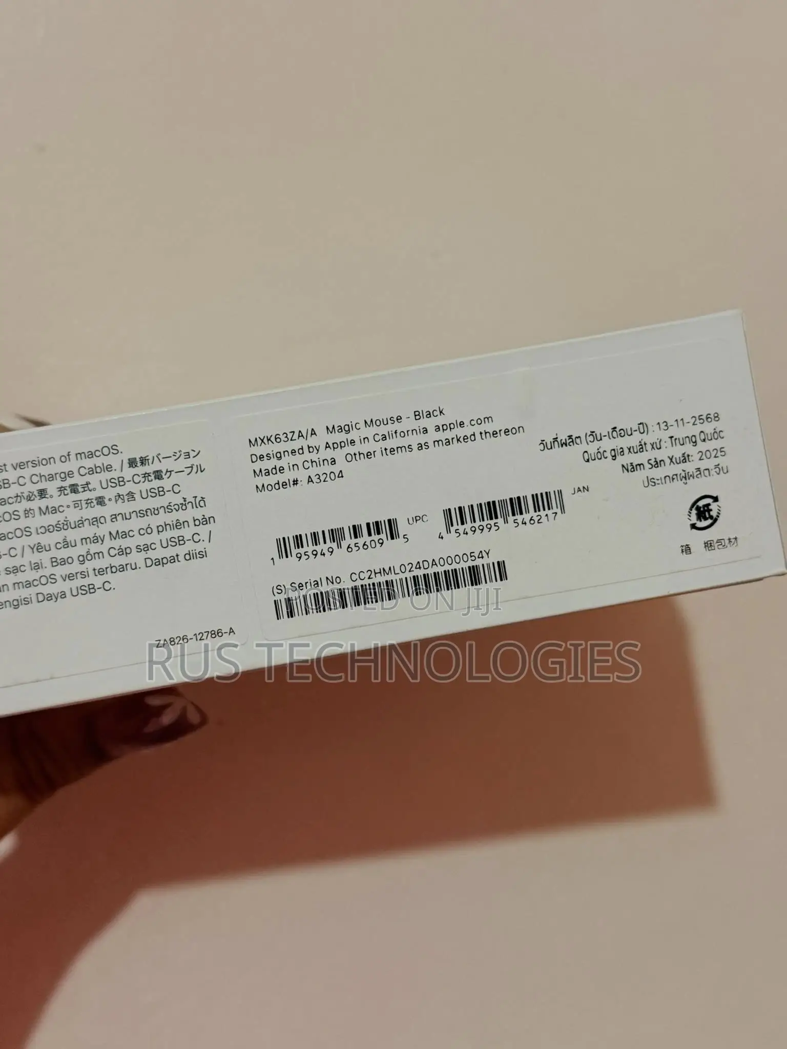 Aplle Magic Mouse 3 Usb-C
