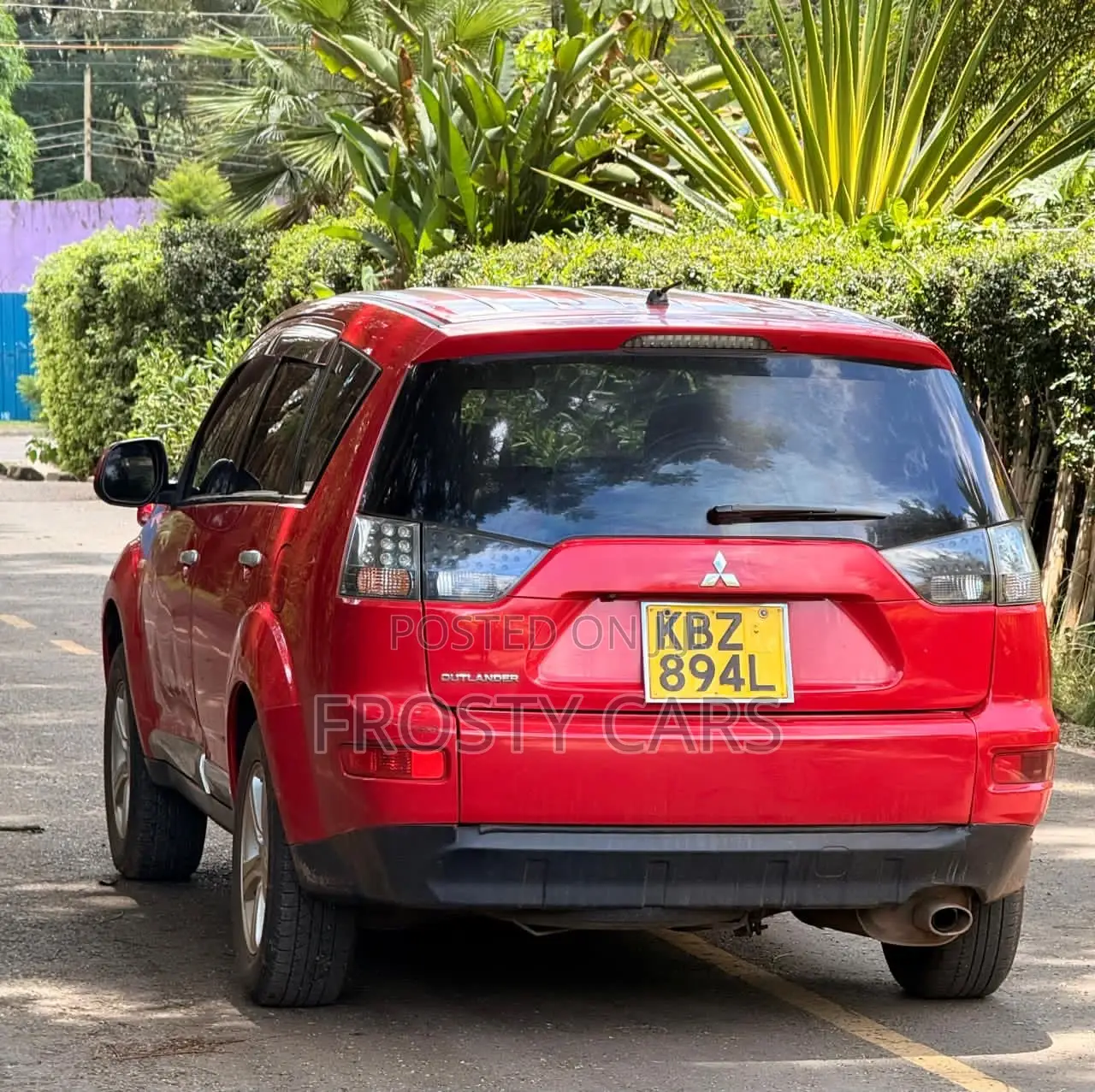 Mitsubishi Outlander 2.4 Automatic 2008 Red