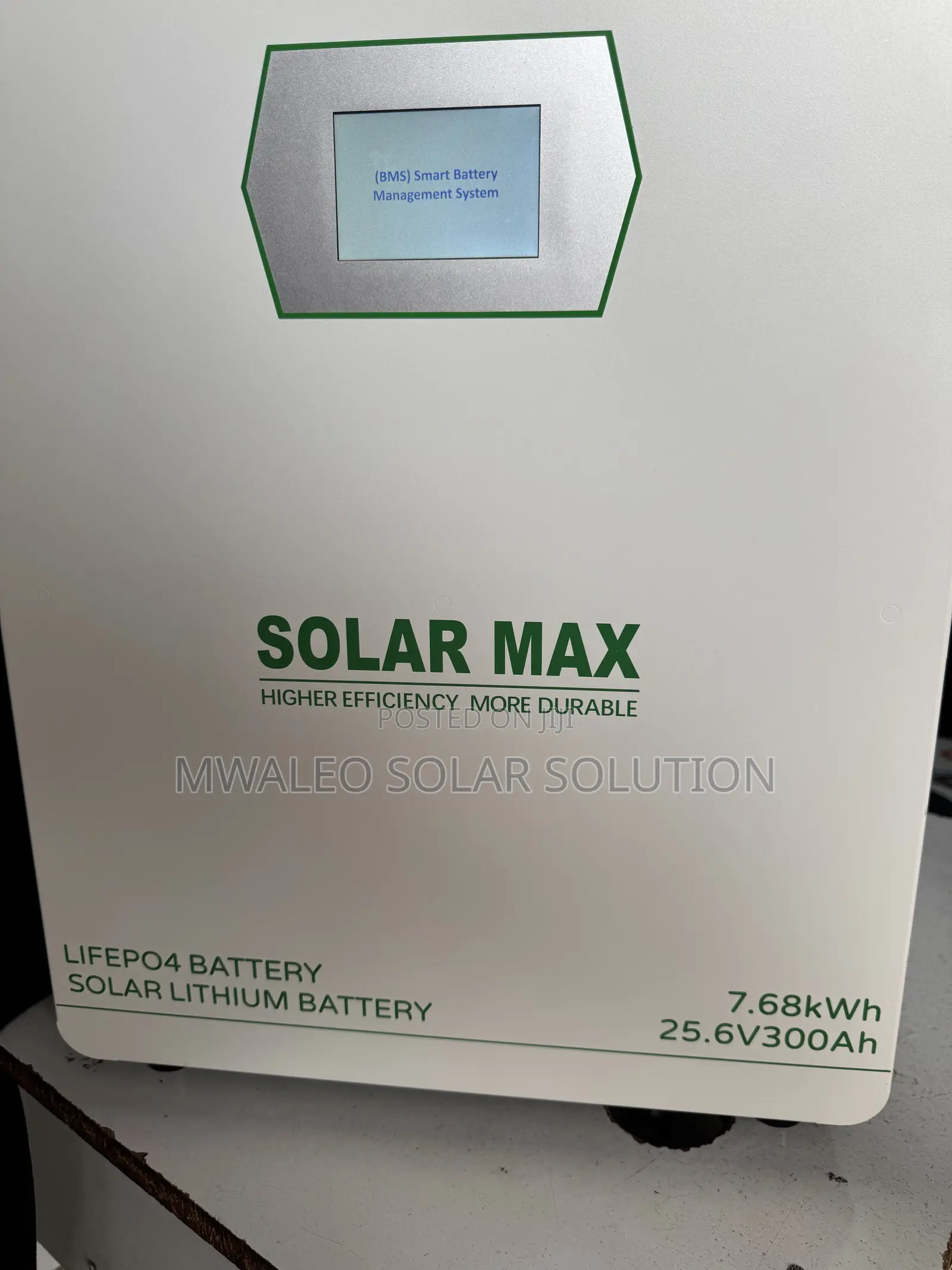 7.68kwh 25.6v (300ah) Solarmax Lithium Battery