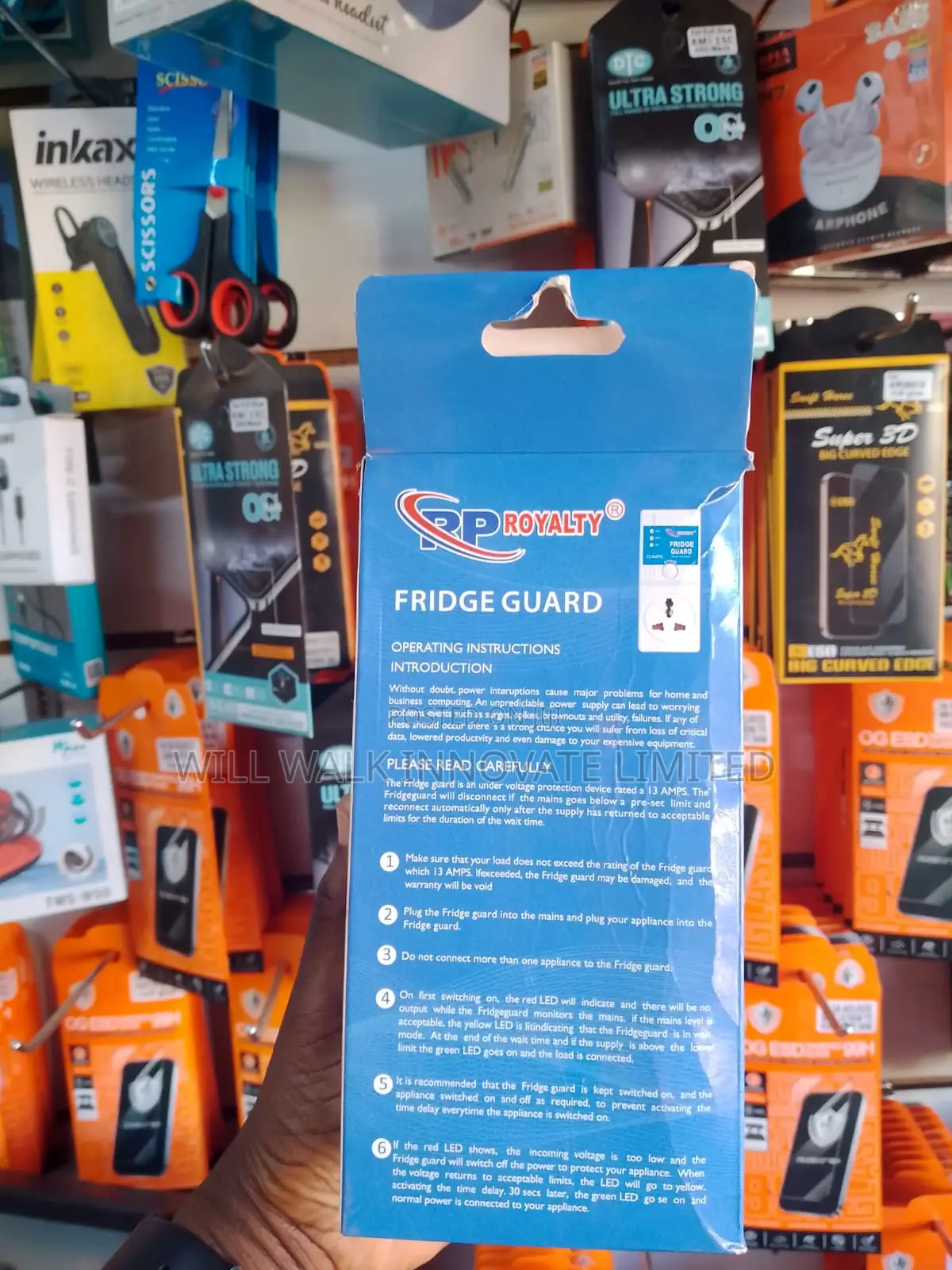 Royalty Fridge Guard Voltage Stabilizer Protector With 30s Quick Start