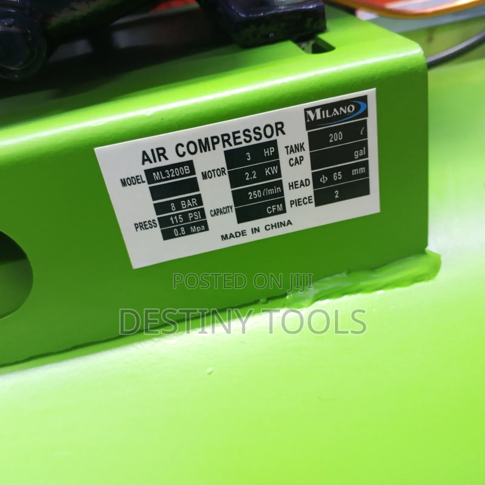 Milano Air Compressor 200l