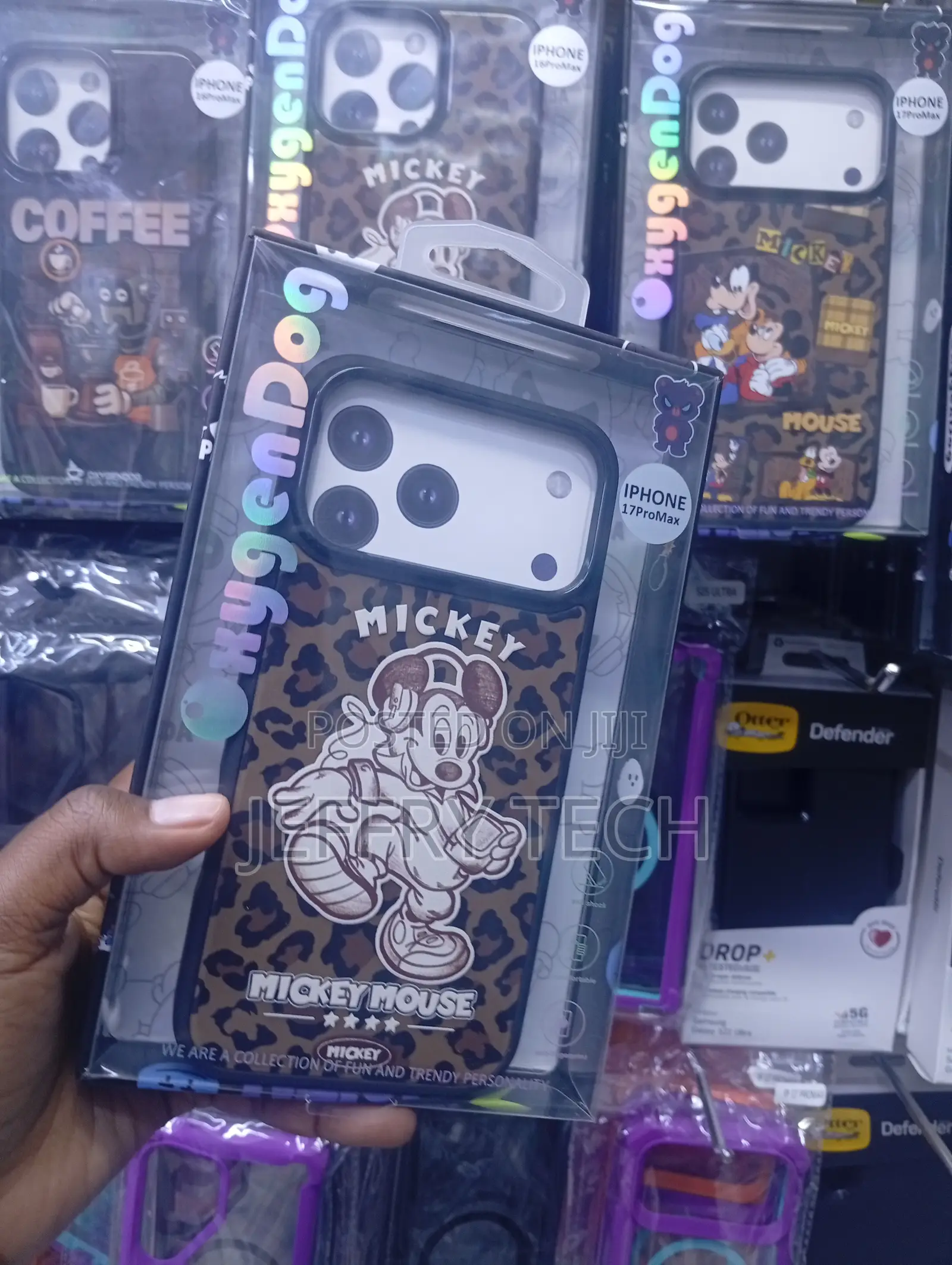 iPhone 17 Pro Max Classic Illustrated Mickey Mouse Case