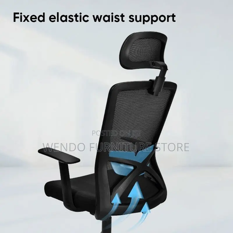 Office Chairs; Ergonomic Fabric Adjustable Office Orthopedic Chairs