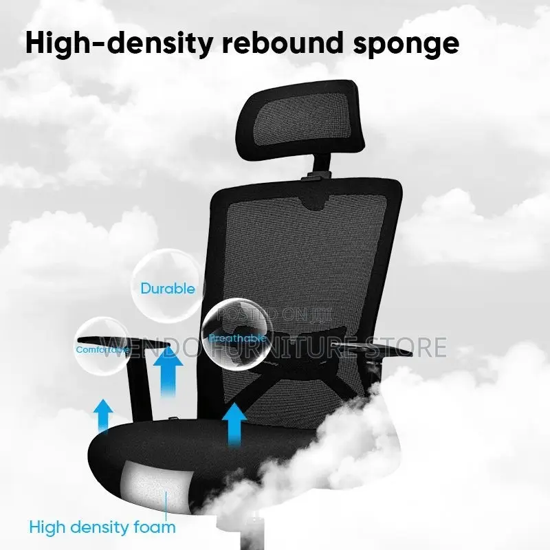 Office Chairs; Ergonomic Fabric Adjustable Office Orthopedic Chairs