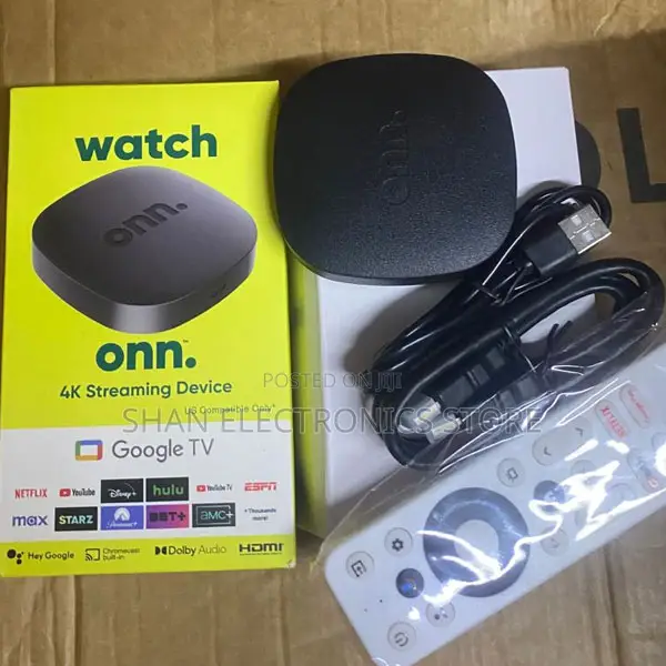 Onn Google Tv Streaming Box Ultra Hd Resolution 2gb+8gb
