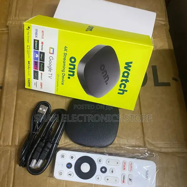 Google Tv Uhd Streaming Box With Voice-Enabled Remote Control –New