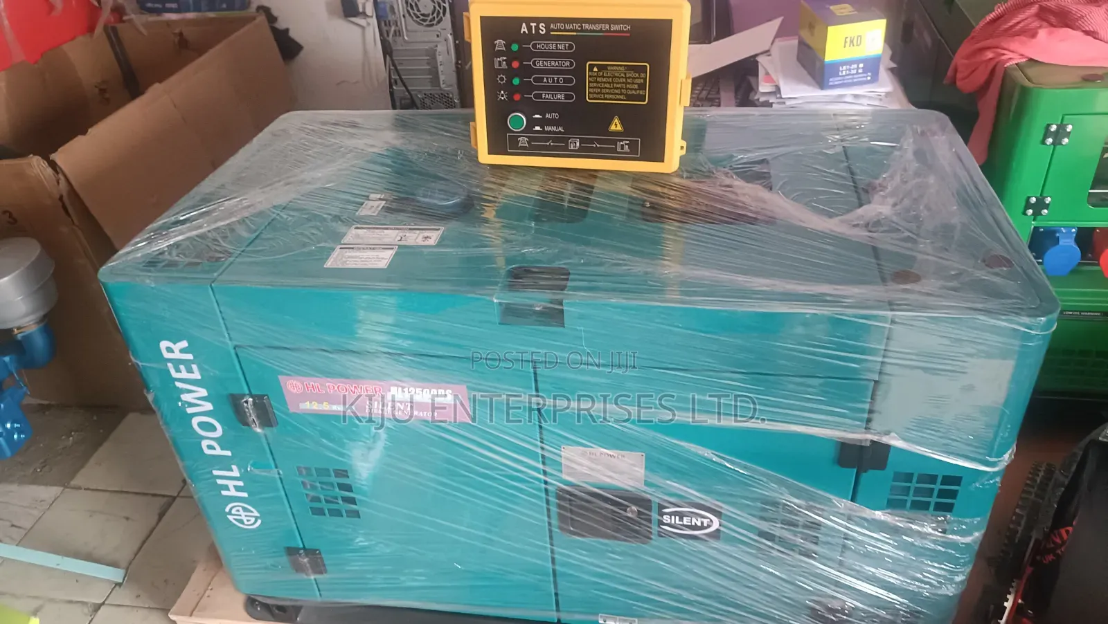 Brand New 12.5kva Hl Power Silent Diesel Generator.