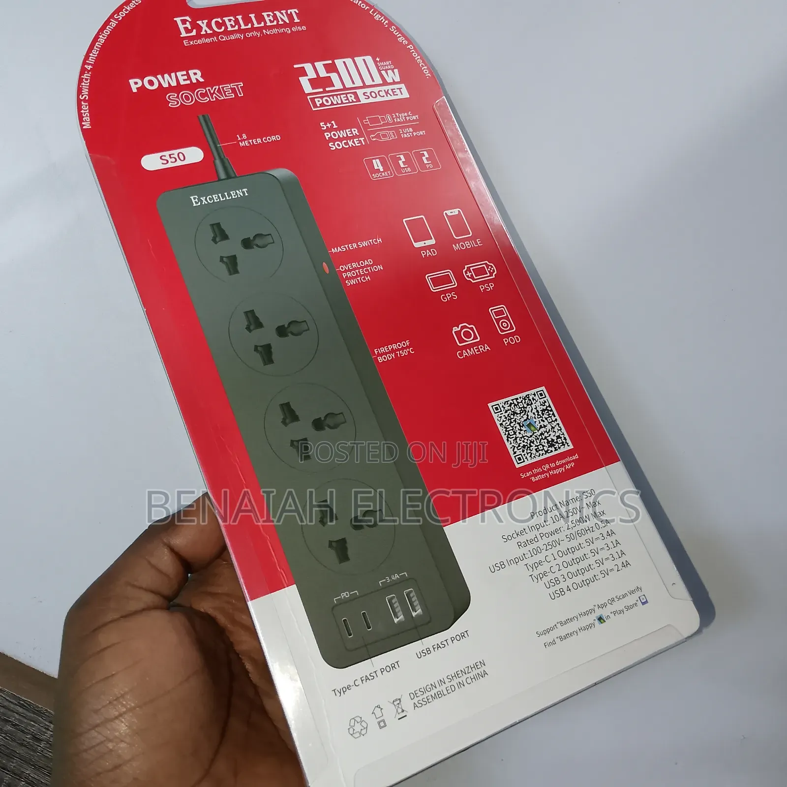 Excellent Extension Cable High Quality Durable With Two Usb Ports
