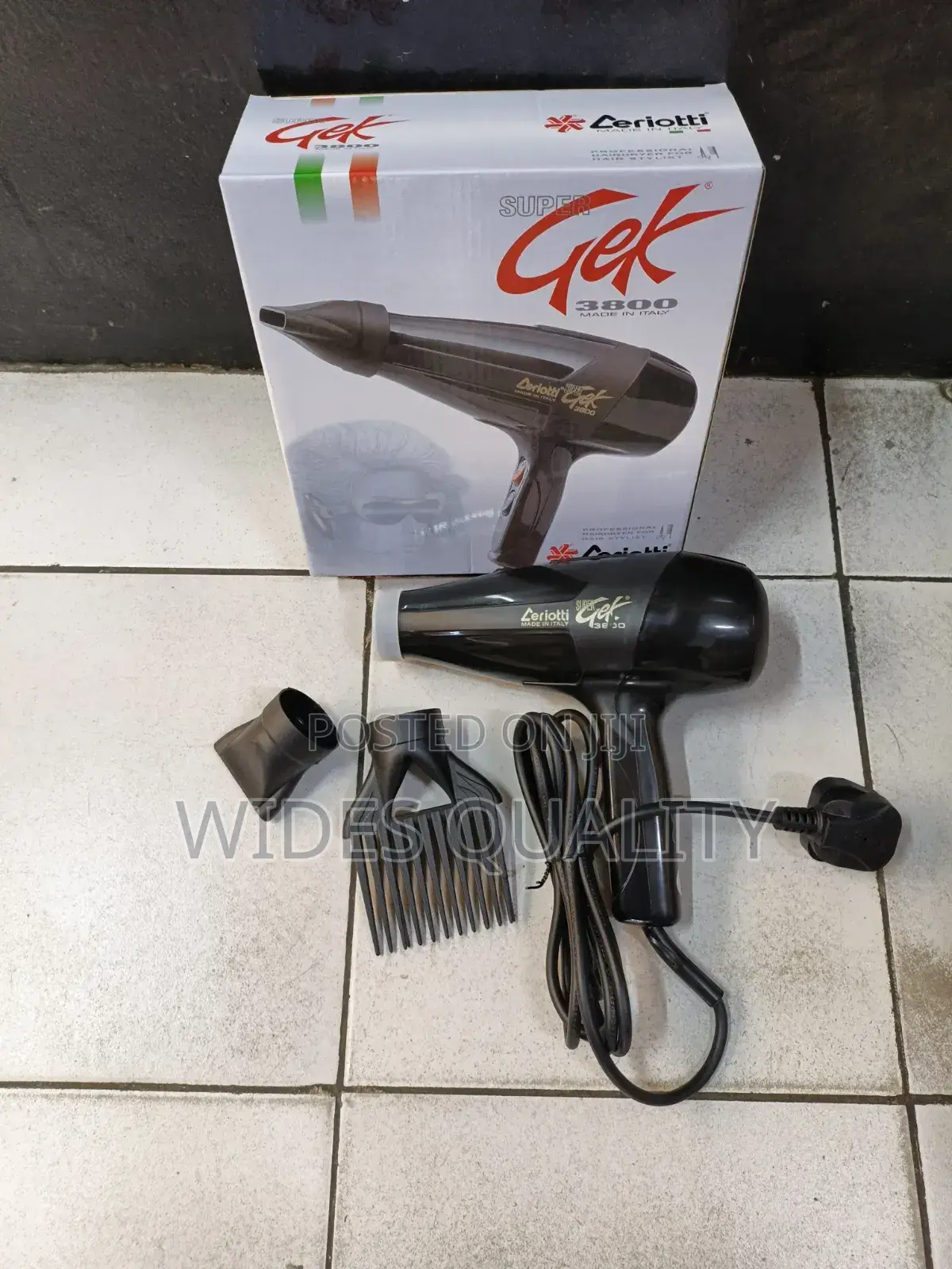 Professional Hairdryer Ceriotti Super Gek 3800