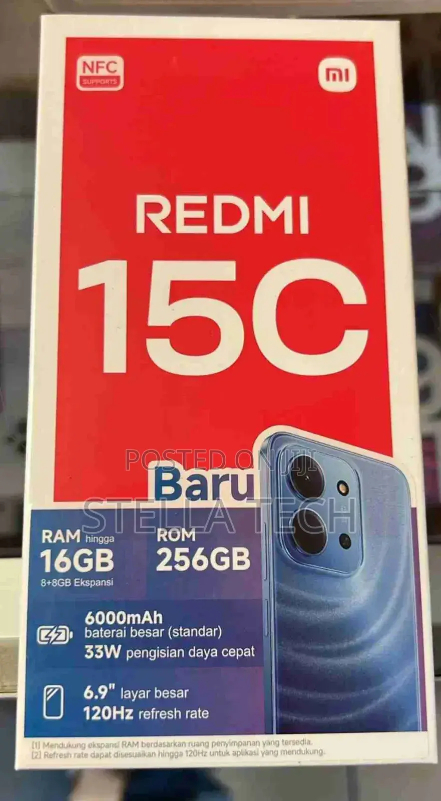 New Xiaomi Redmi 15C 4G 256 GB