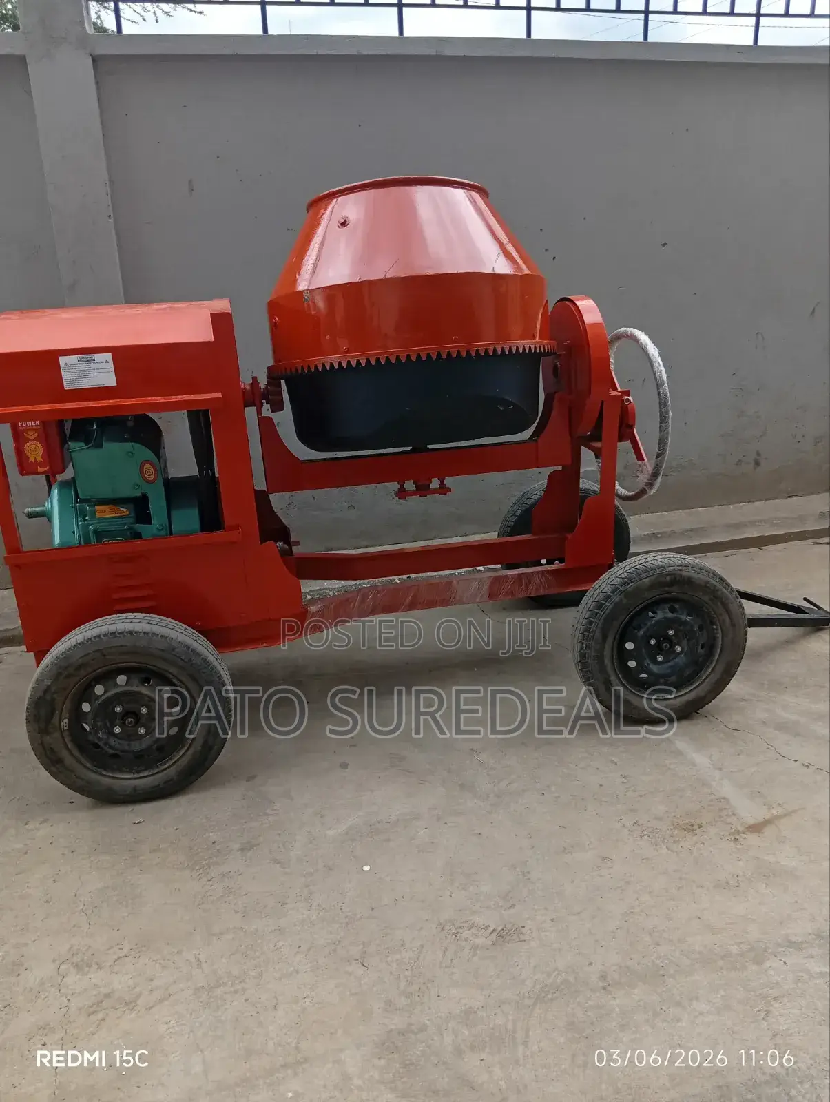 8hp Concrete Mixer Indian Type Diesel Operated
