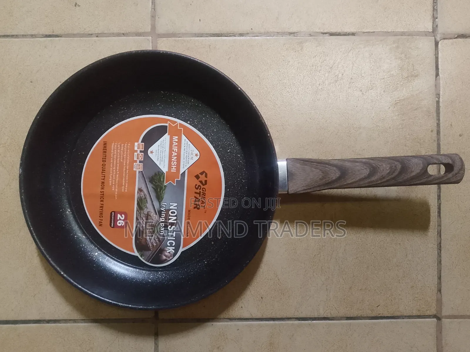 26cm Non Stick Granite Heavy-Duty