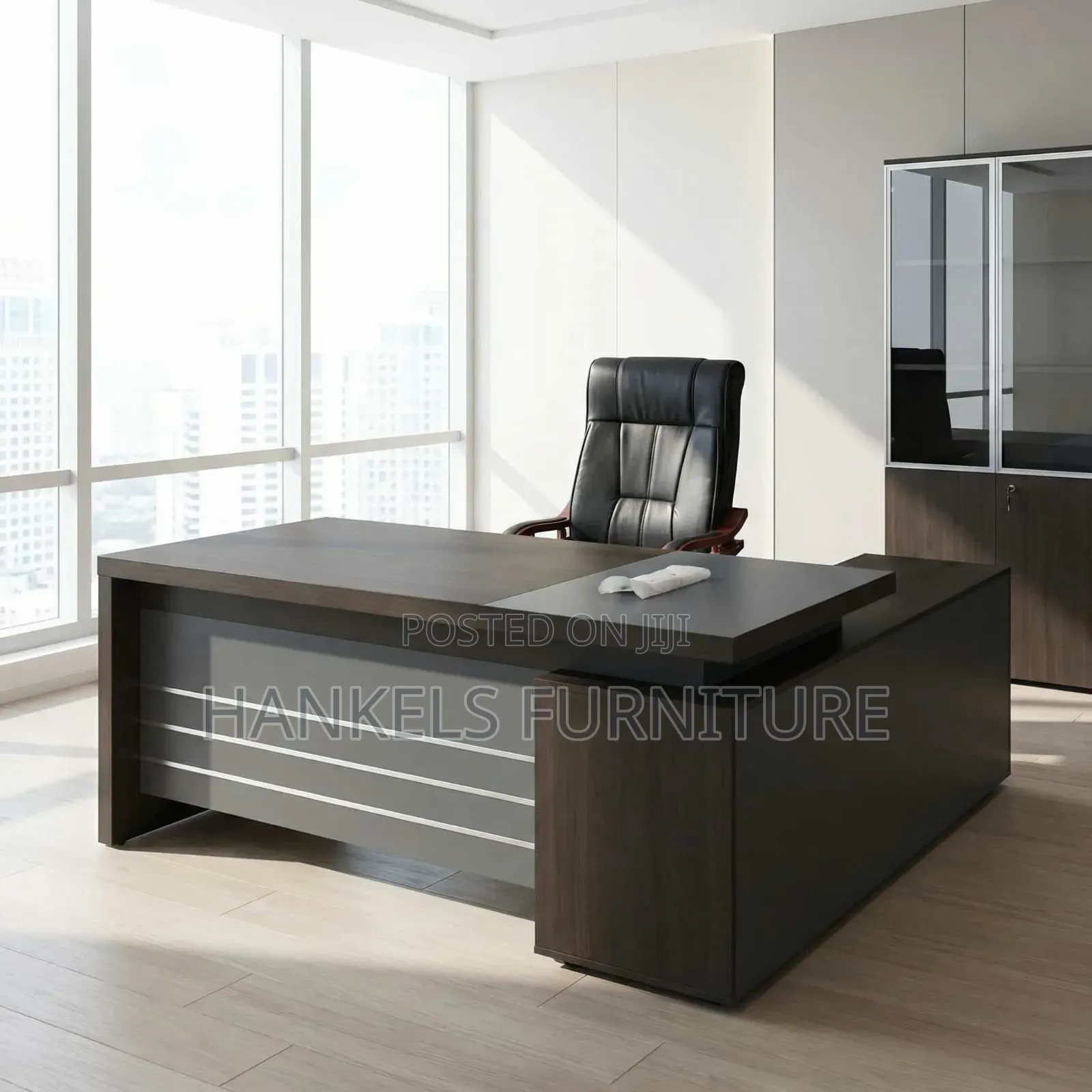 1.8m L-Shaped Executive Office Desk –Modern Desk for Executive Offices