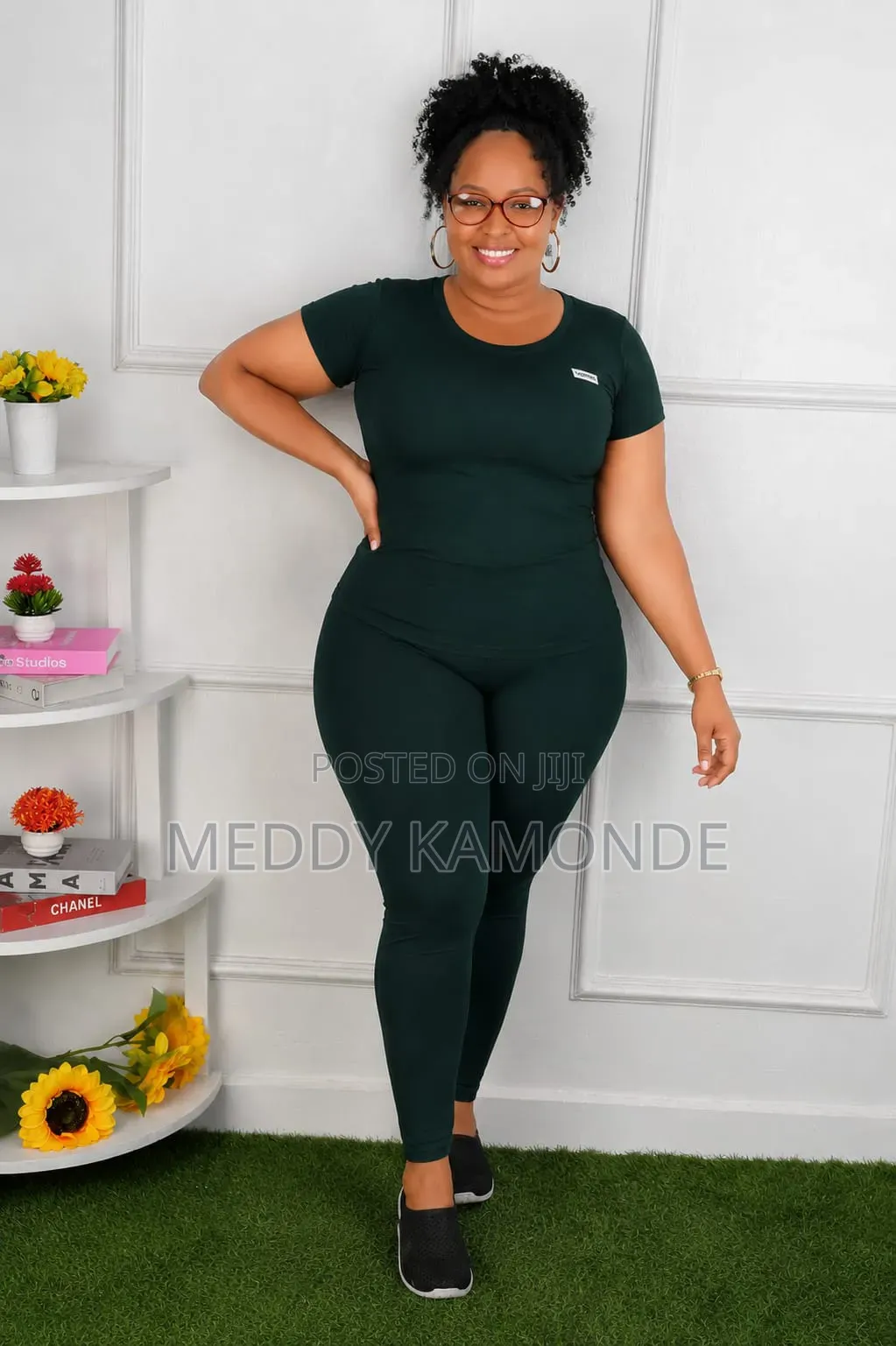 Black Gym Wear Set