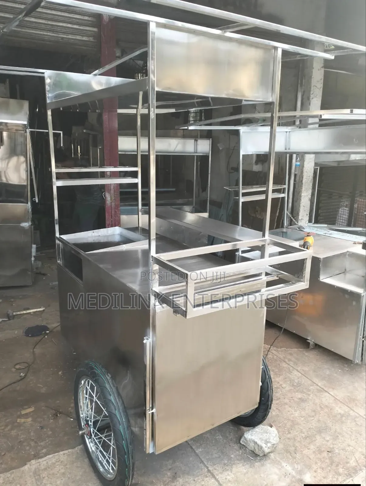 Customized Extendable Food Way Carts Movable