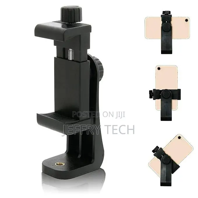 Universal Rotatable Smartphone Tripod Mount Adapter – 360° Adjustable