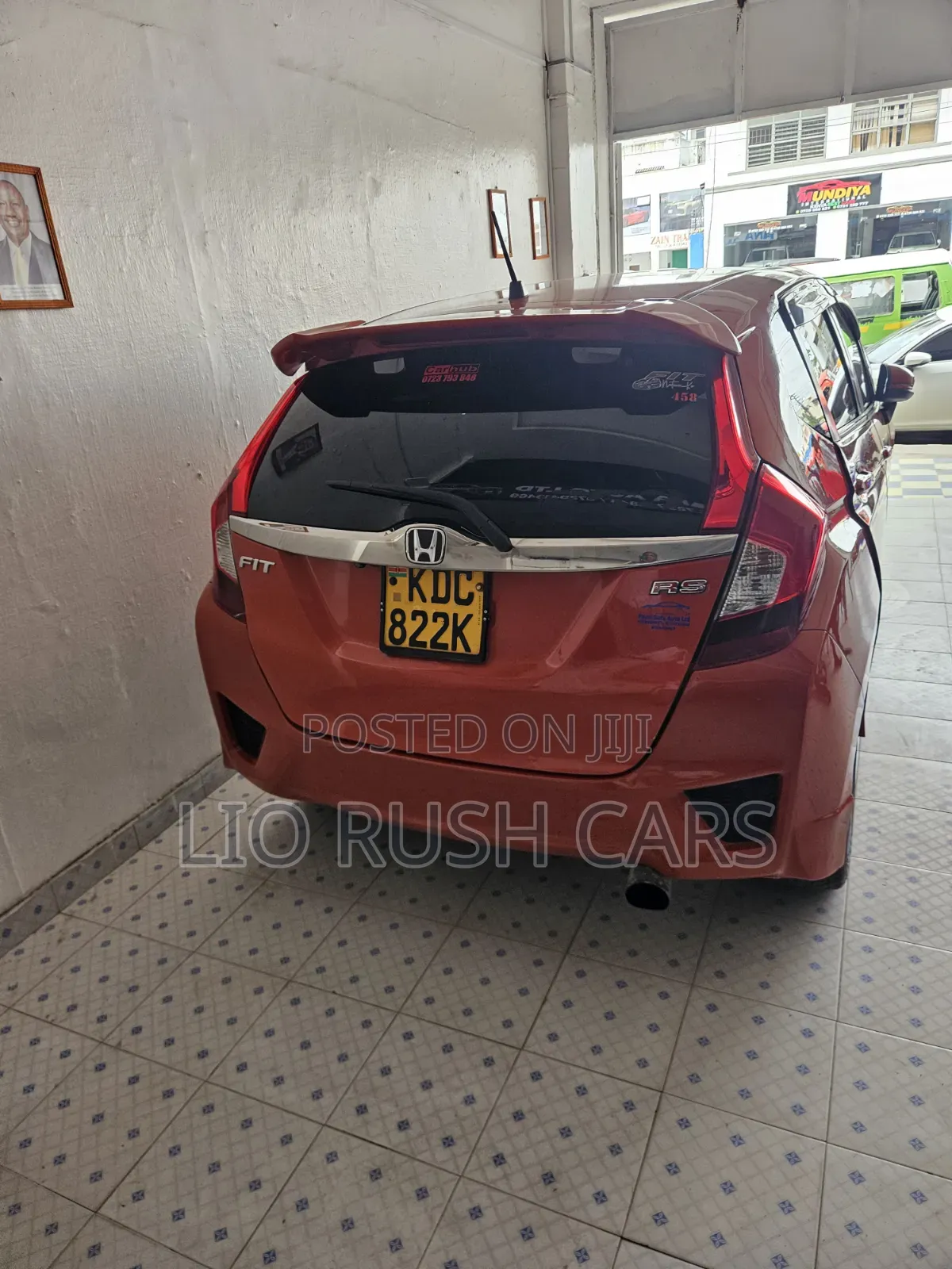 Honda Fit 2015 Orange