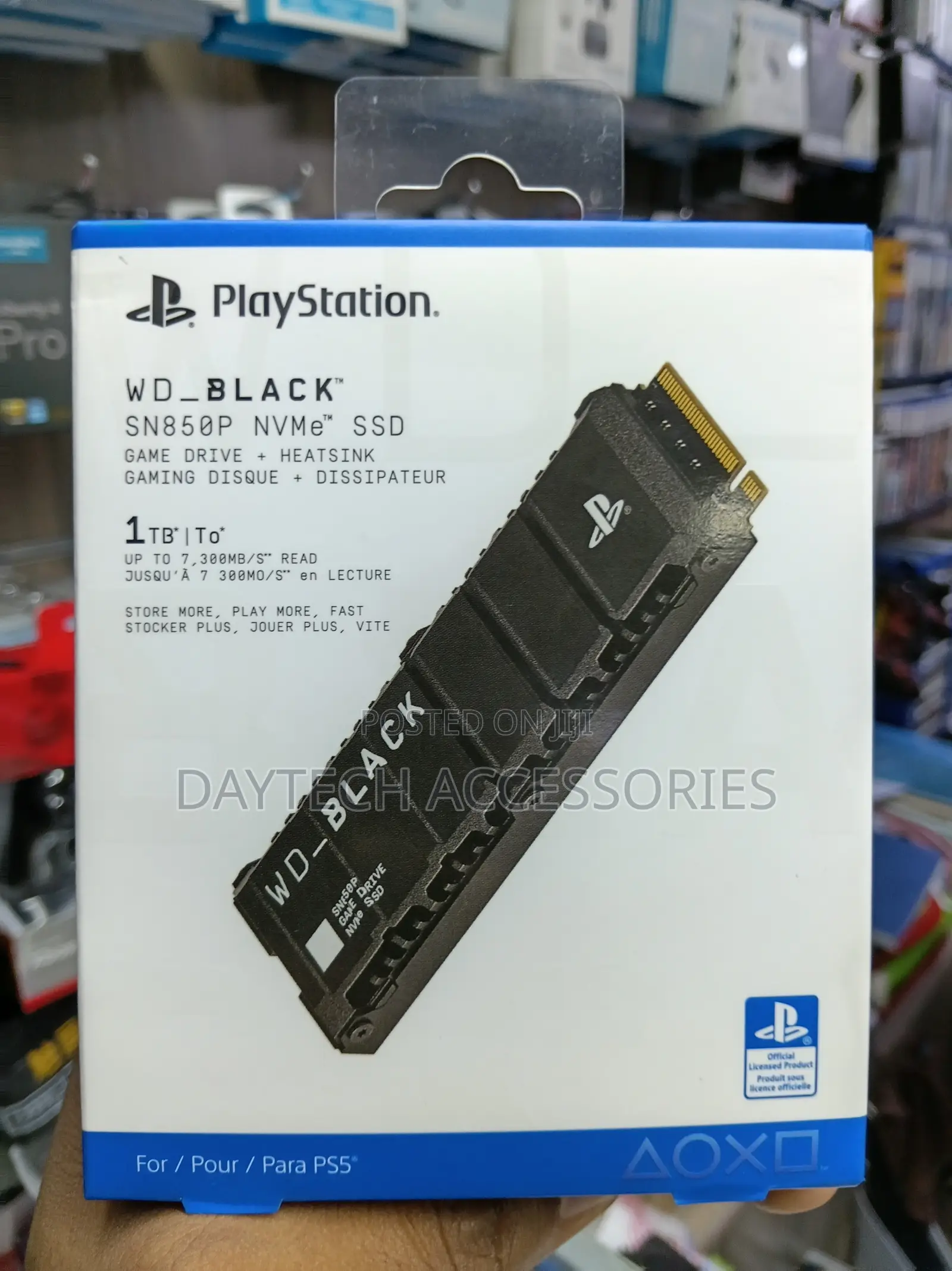 This Is a 1tb Western Digital Wd_black Sn850p Nvme SSD - Black