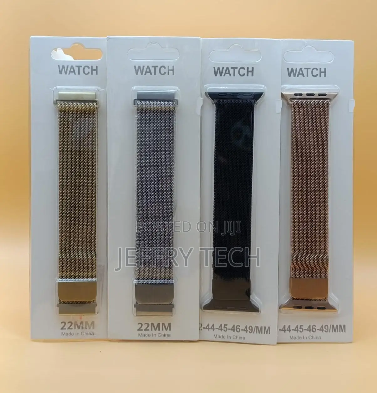 42-44mm Watch Band Stainless Steel Belt With Buckle For Watch 8 7 6 5