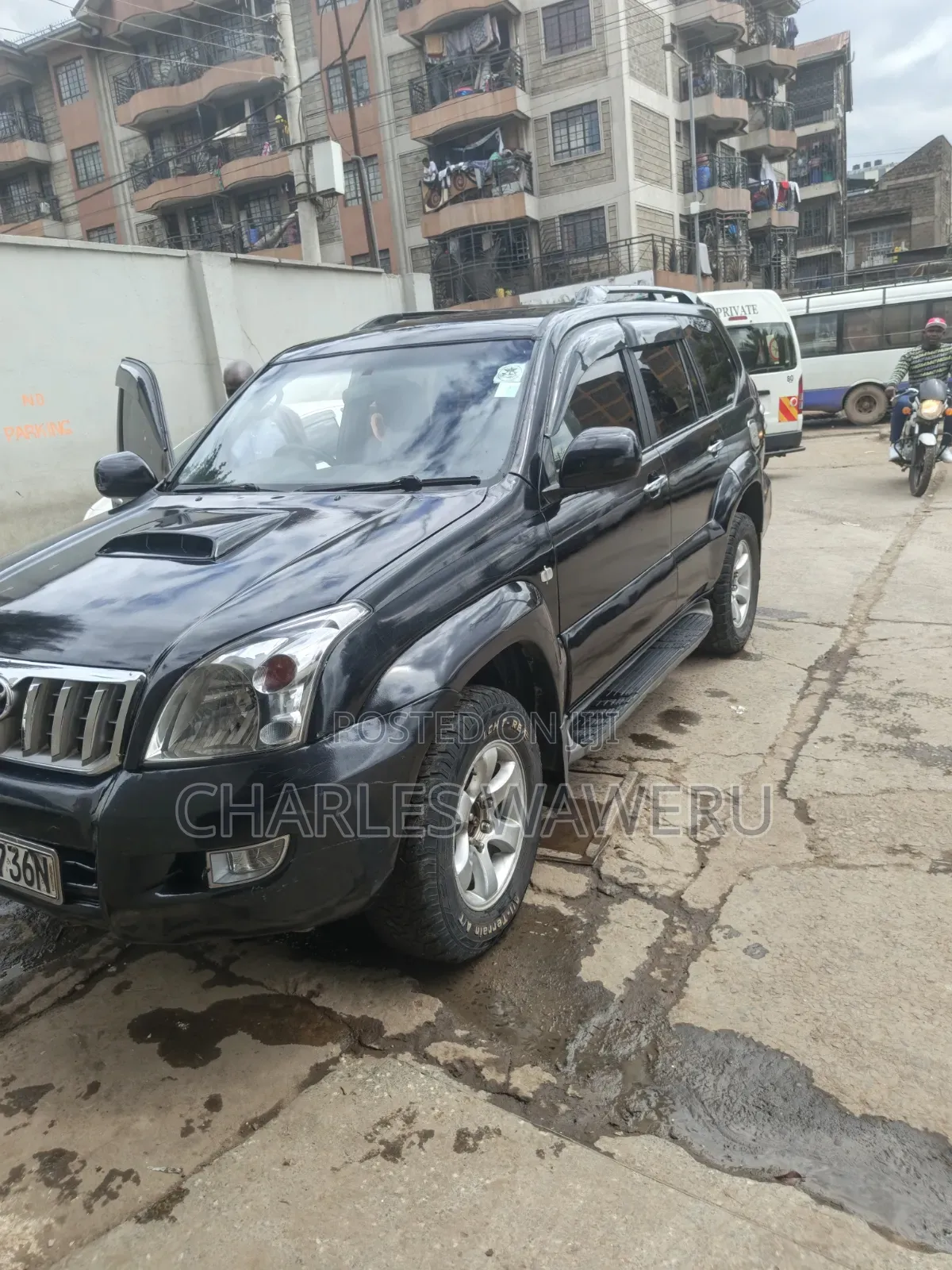 Toyota Land Cruiser Prado 3.0 D-4D 3dr 2008 Black