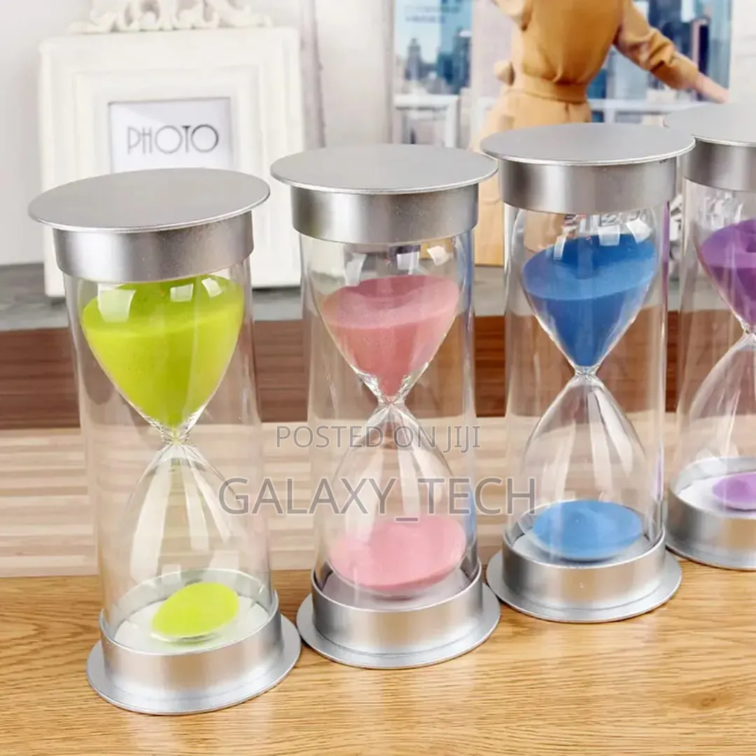 60mins Silver Cover Decorative Hour Glass