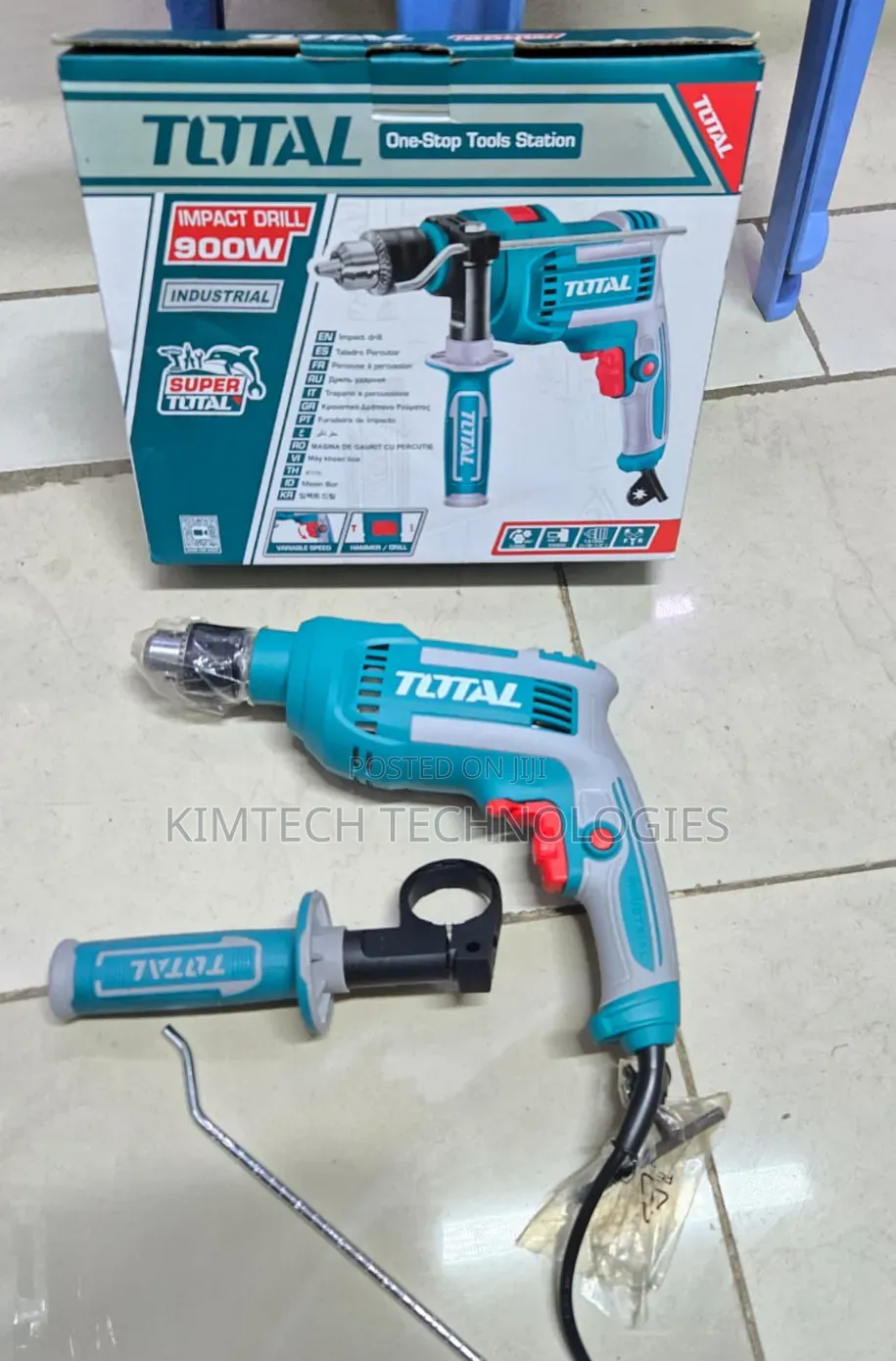 900w Total.Electric Drill With Hammer