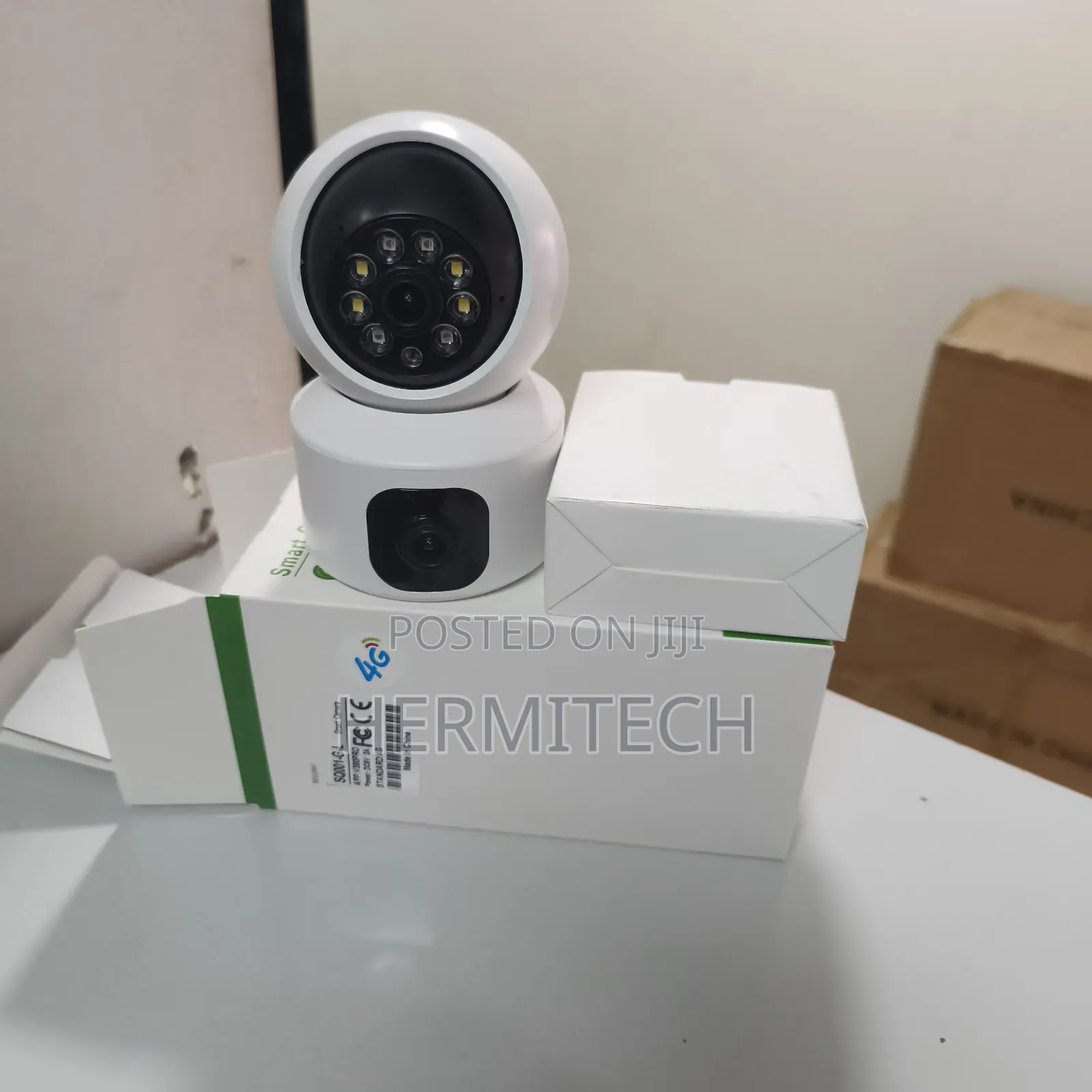 4g Security Dual-Lens Indoor Baby Monitor CCTV Surveillance Camera