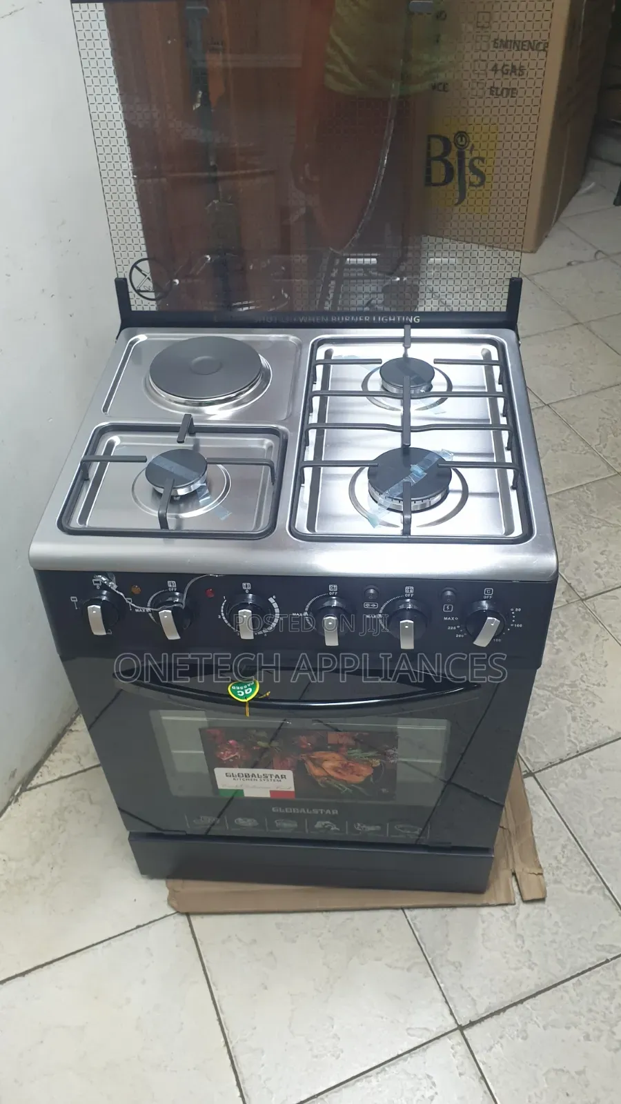 Globalstar Kz650 60*60 3~Gas+1~Electric Cooker With Electric Oven