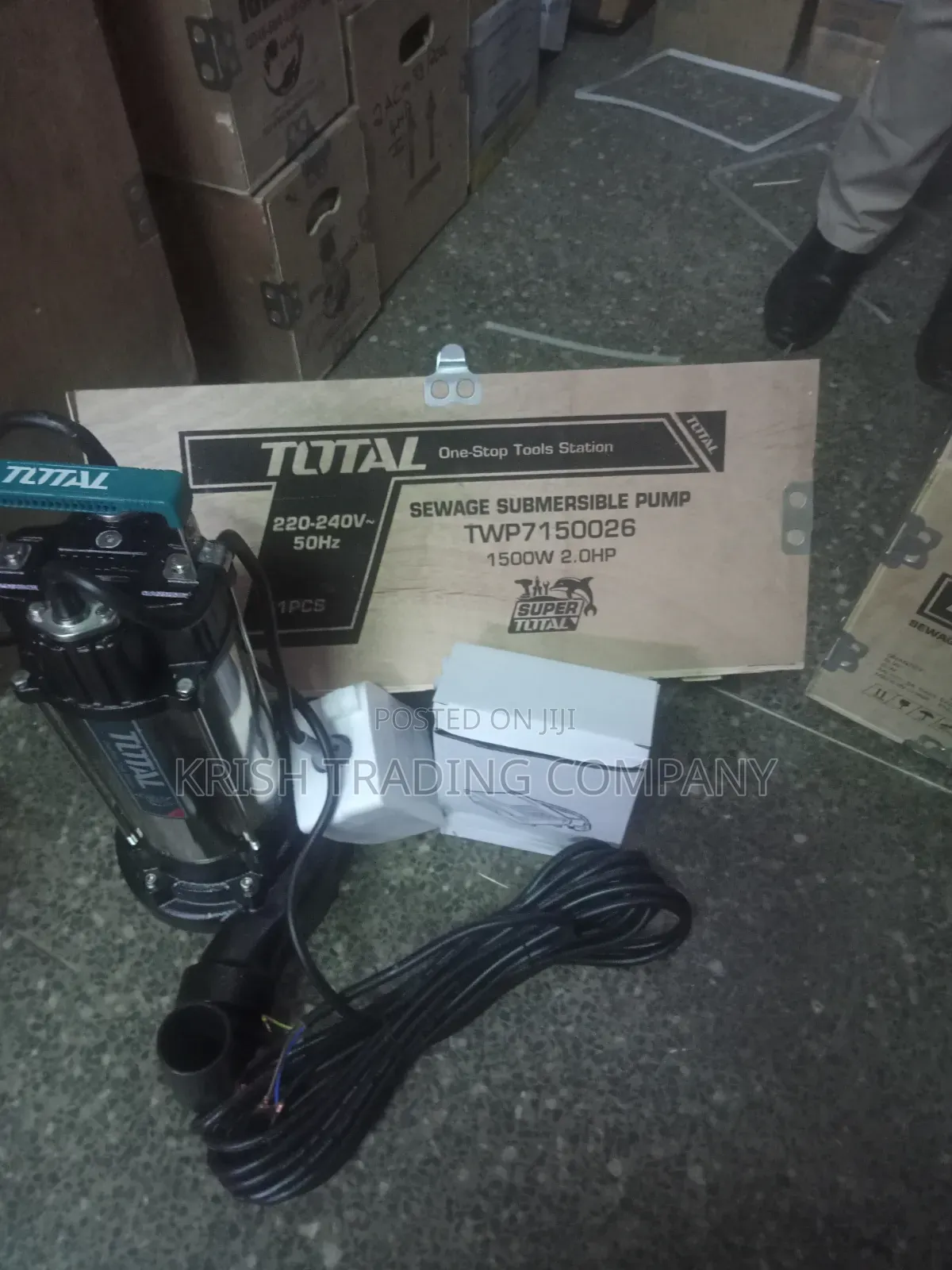 1500w 2hp High Pressure Water Pump